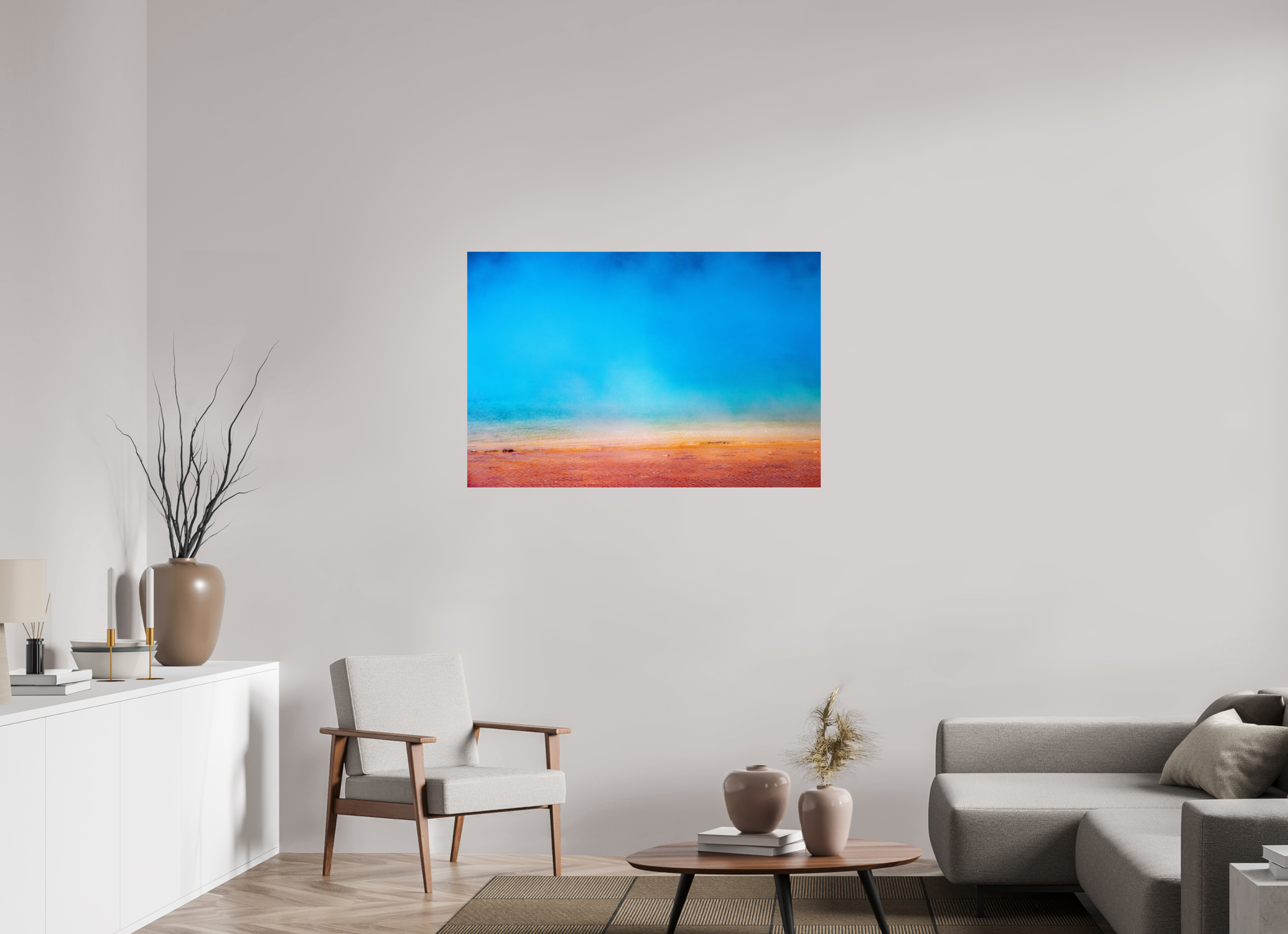 45 x 30″, METAL Yellowstone