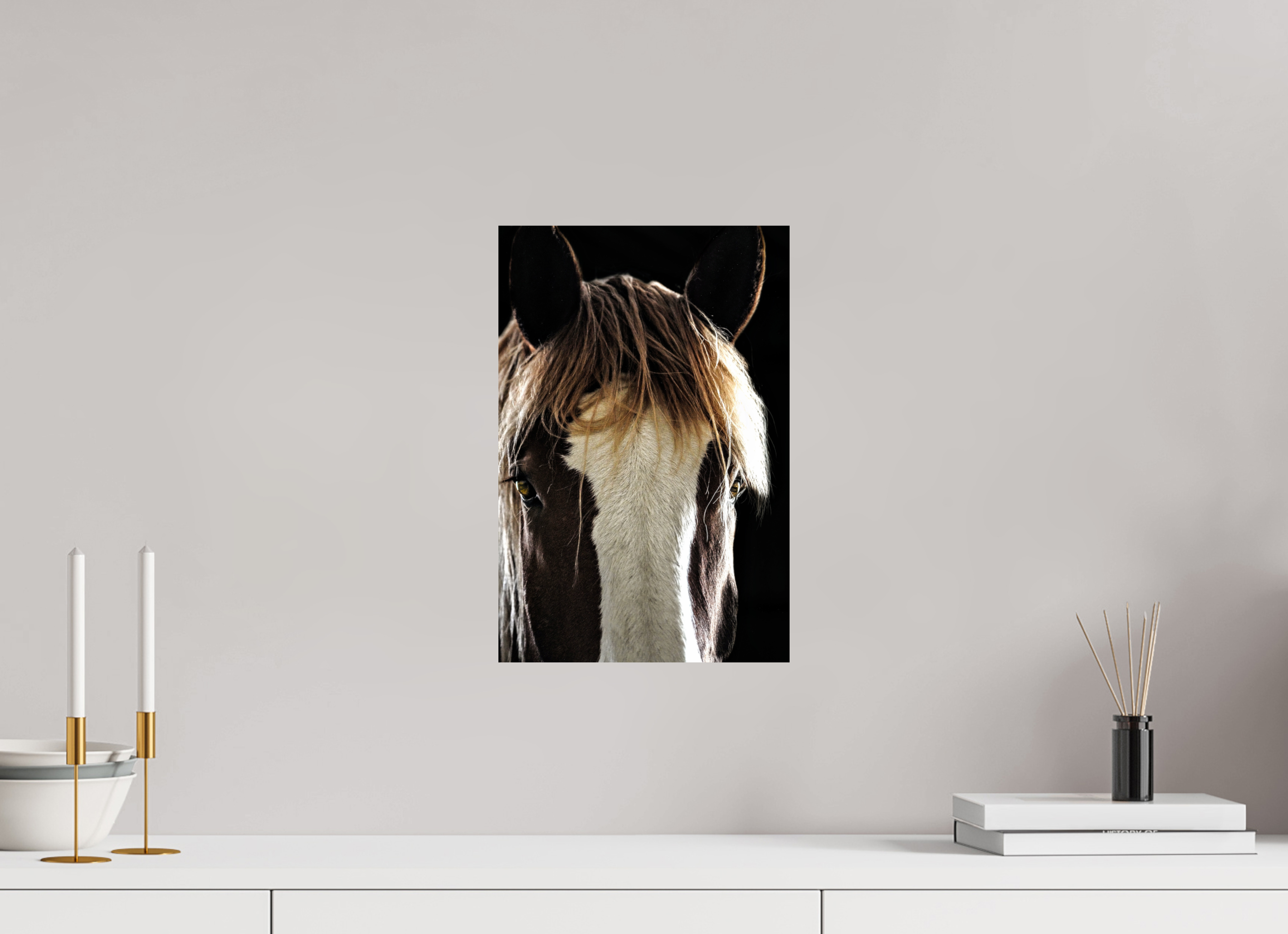 10 x 15″, METAL Tiny Tim Black Background