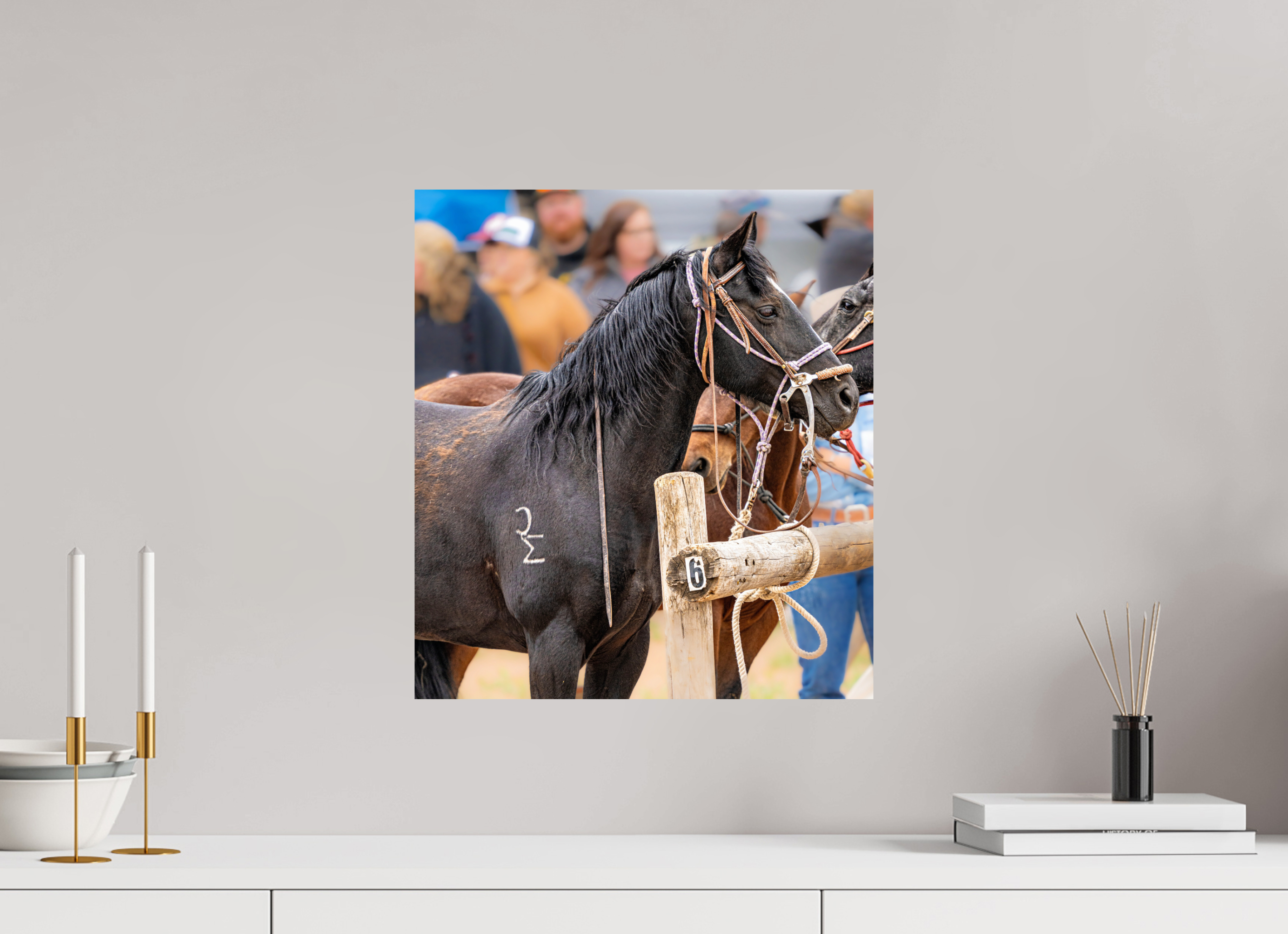 16 x 17.8″, PHOTO PAPER Pack Horse Portrait 2