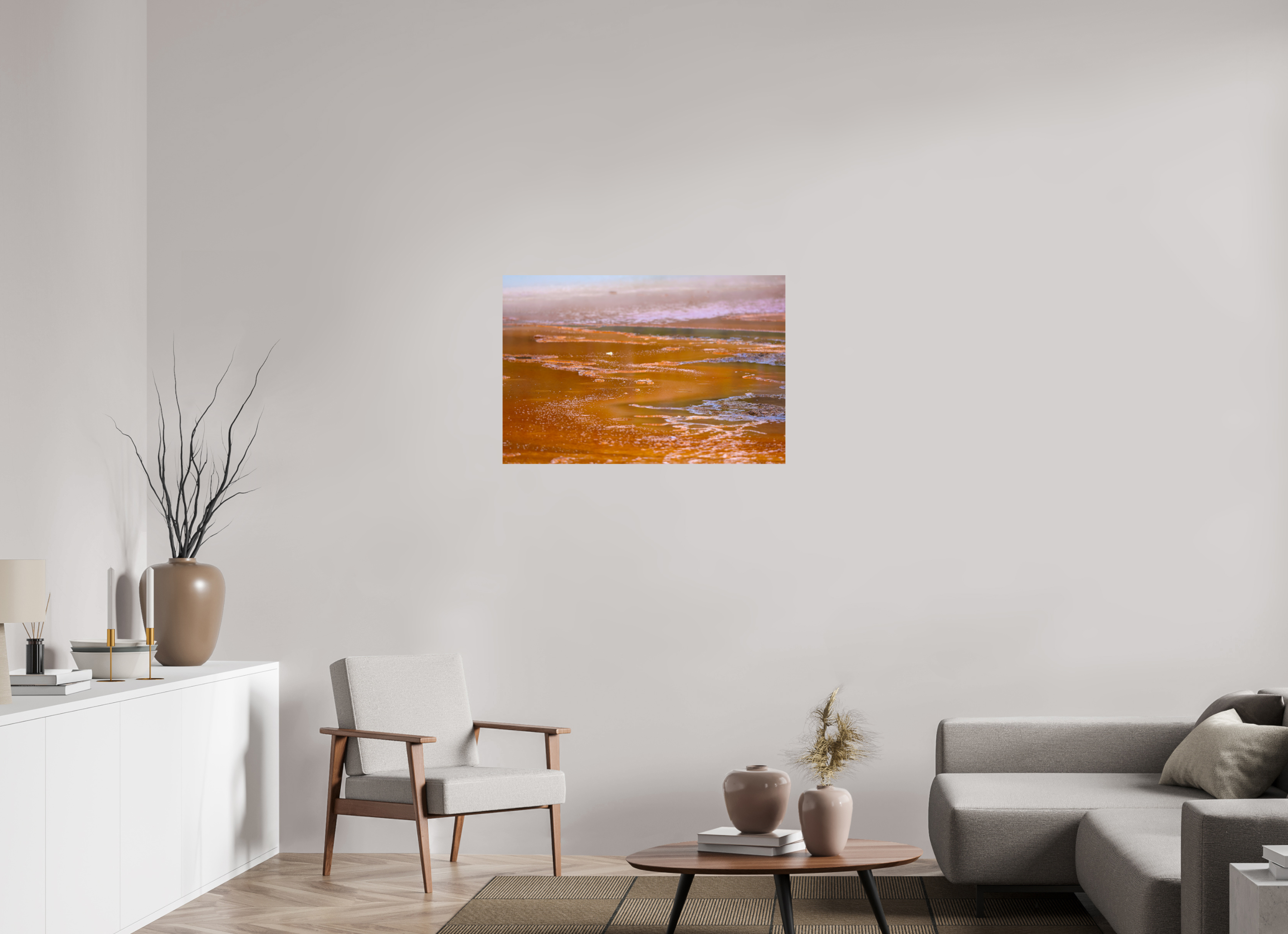 36 x 24″, METAL Yellowstone