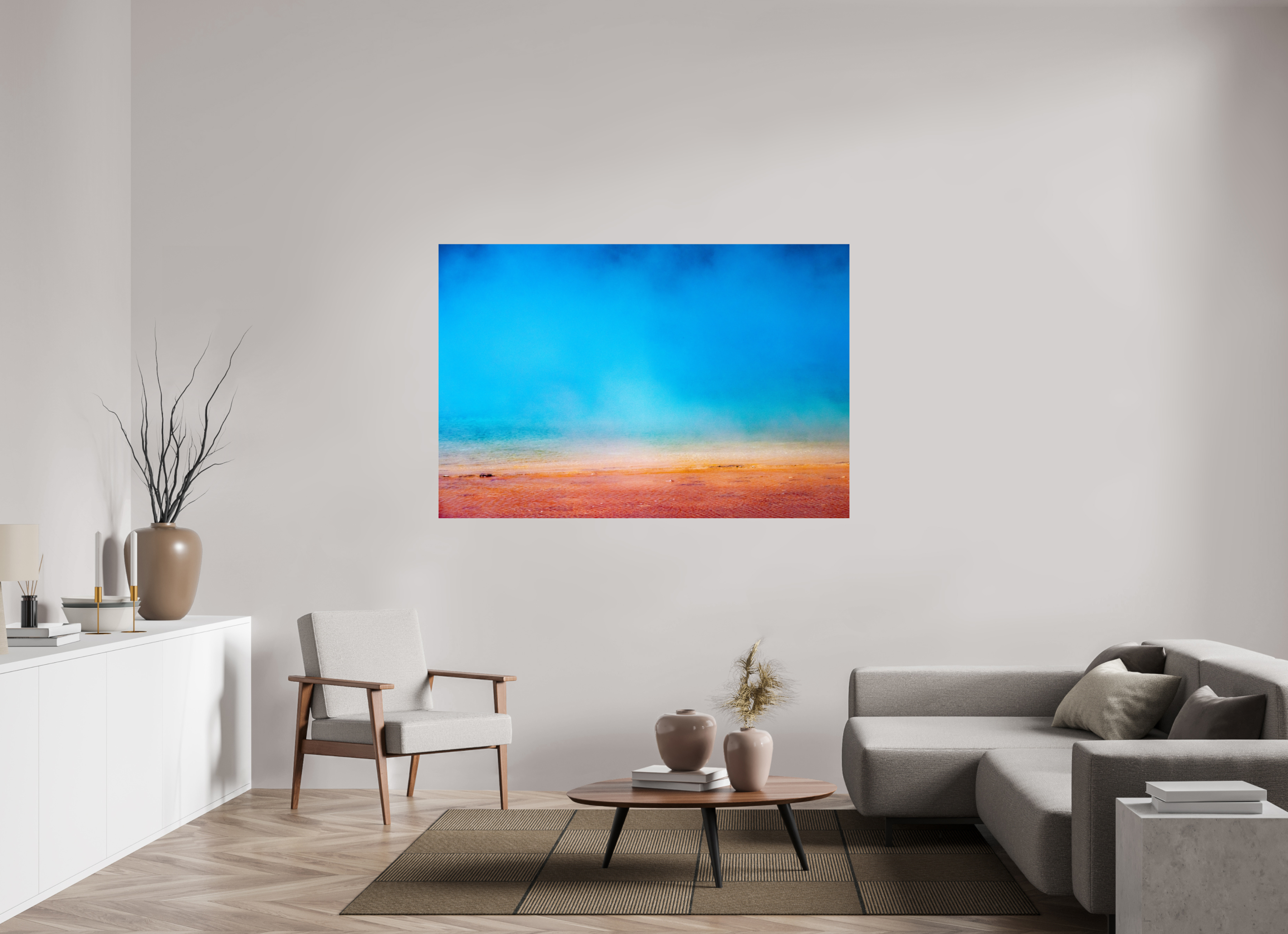 66 x 44″, METAL Yellowstone