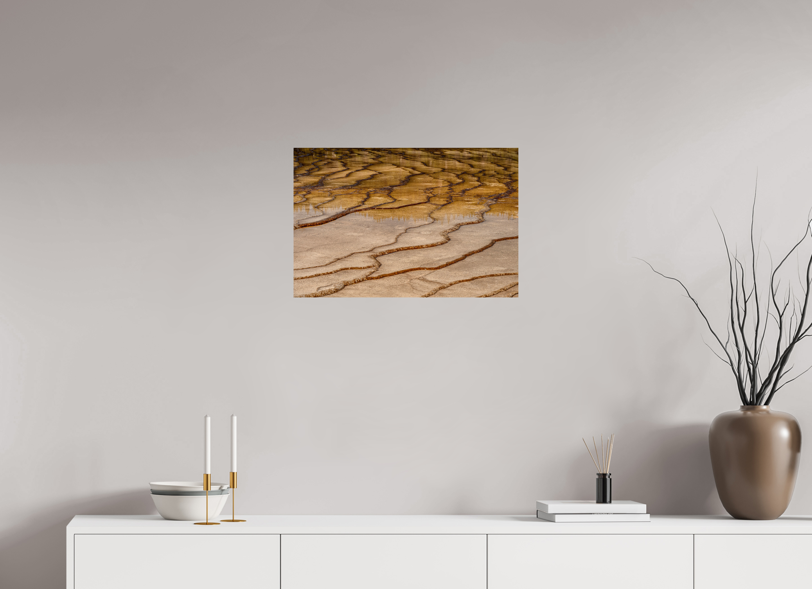 24 x 16″, METAL Yellowstone