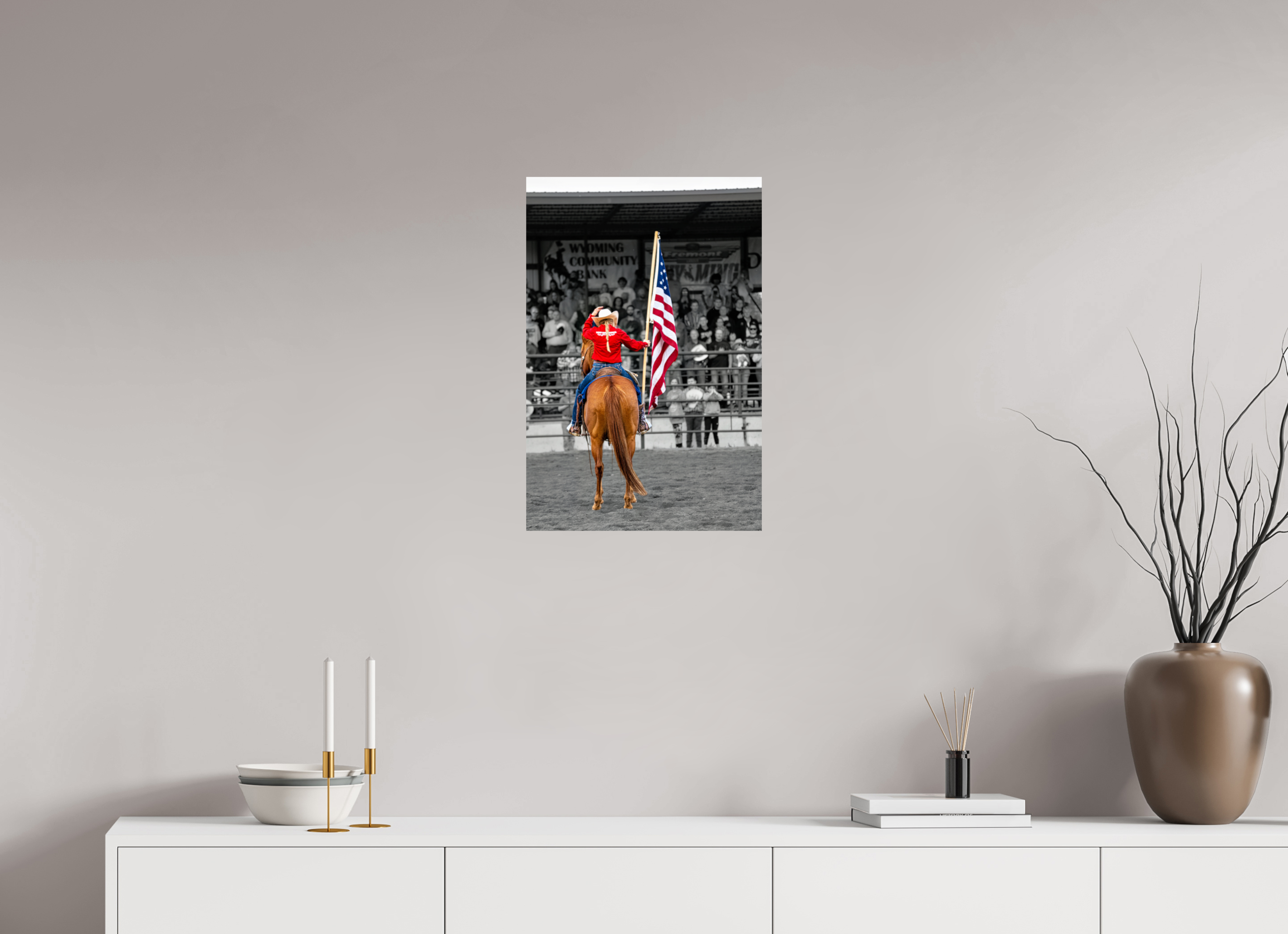 16 x 24″, PHOTO PAPER America 250 Hidden Cross