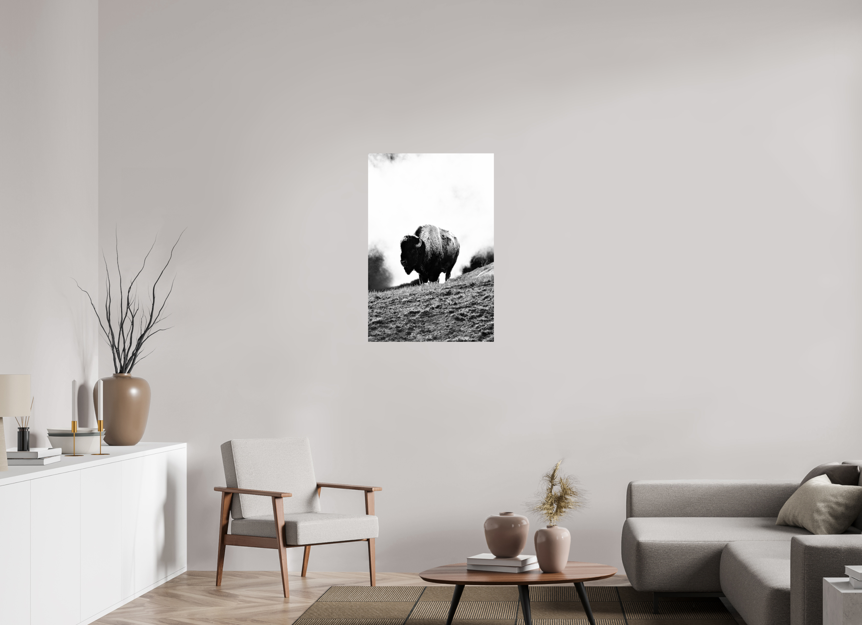 24 x 36″, PHOTO PAPER Bison Monochrome