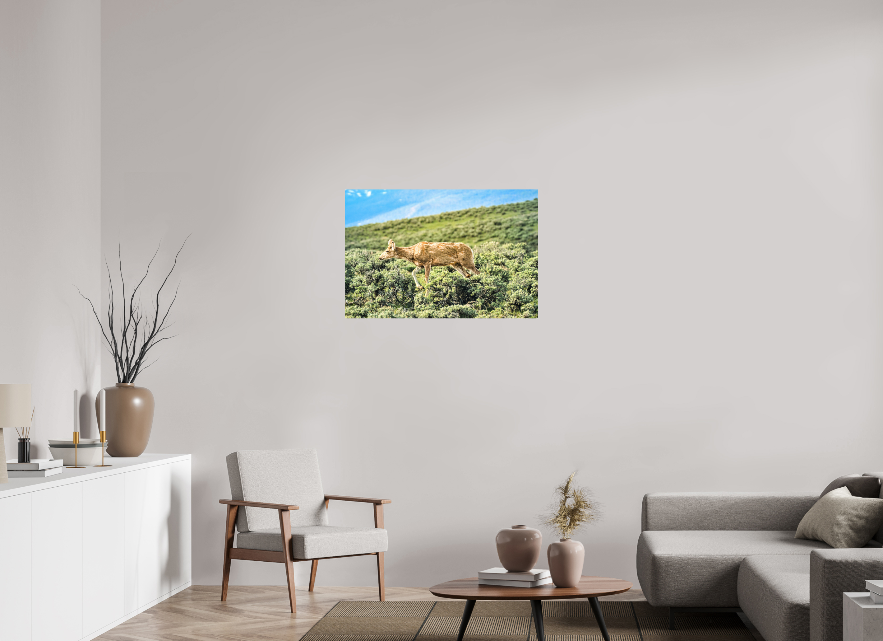36 x 24″, PHOTO PAPER Deer