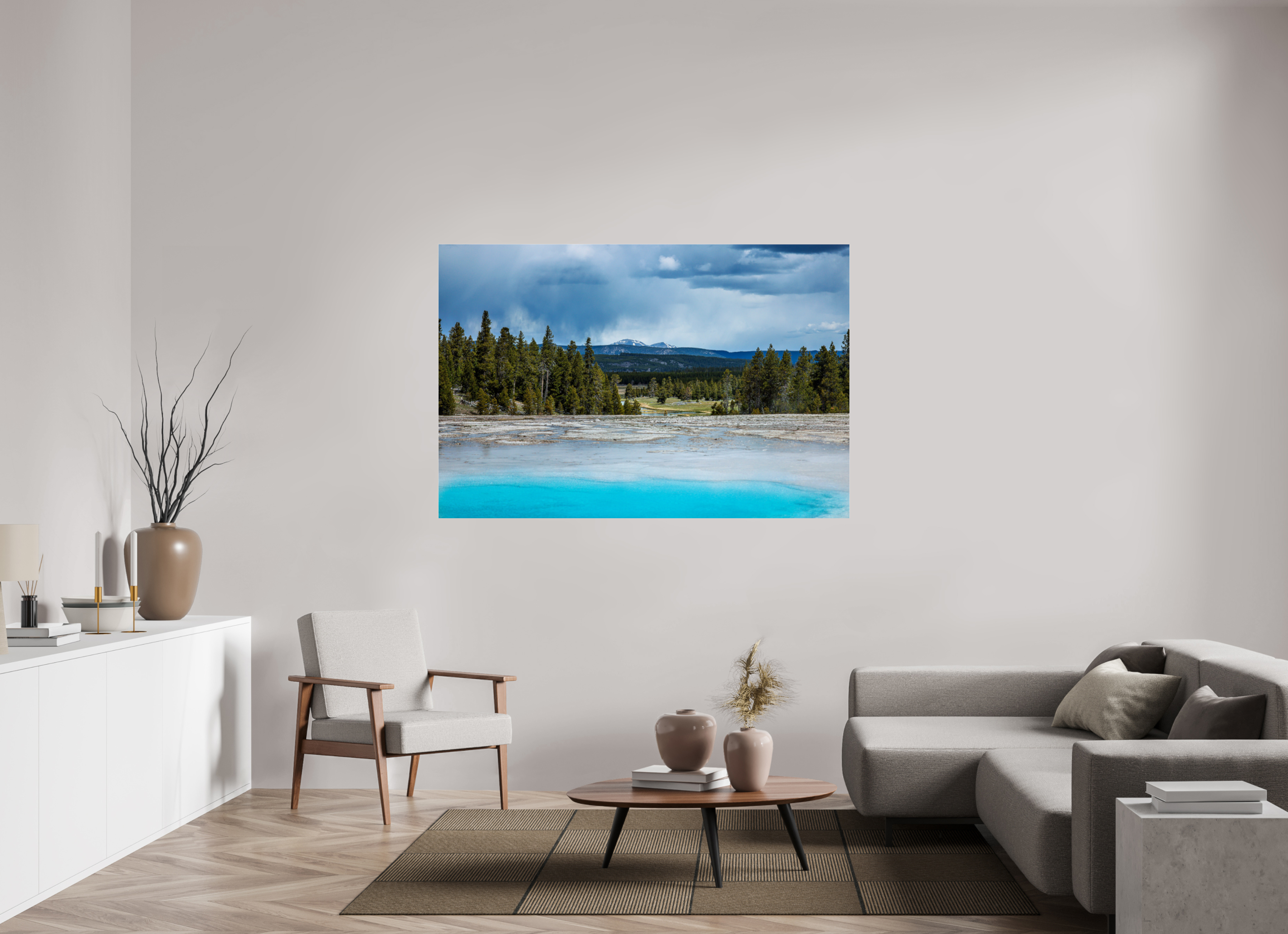 66 x 44″, ACRYLIC Yellowstone