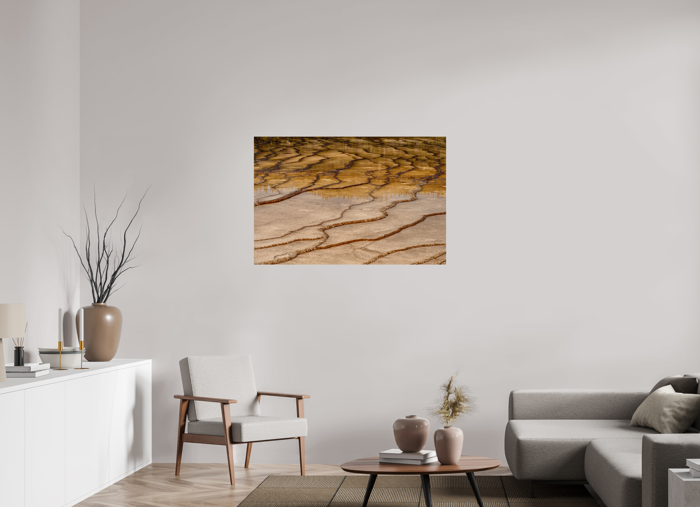 45 x 30″, METAL Yellowstone