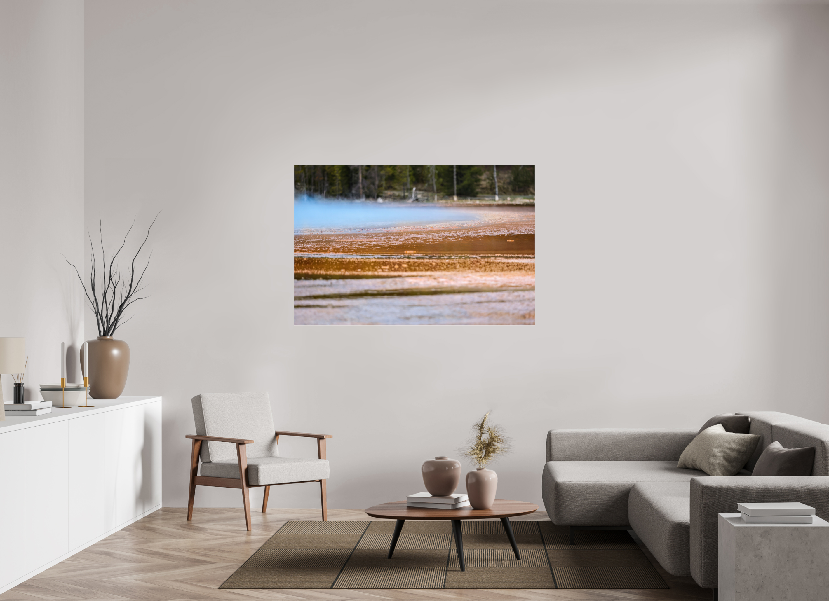 60 x 40″, ACRYLIC Yellowstone