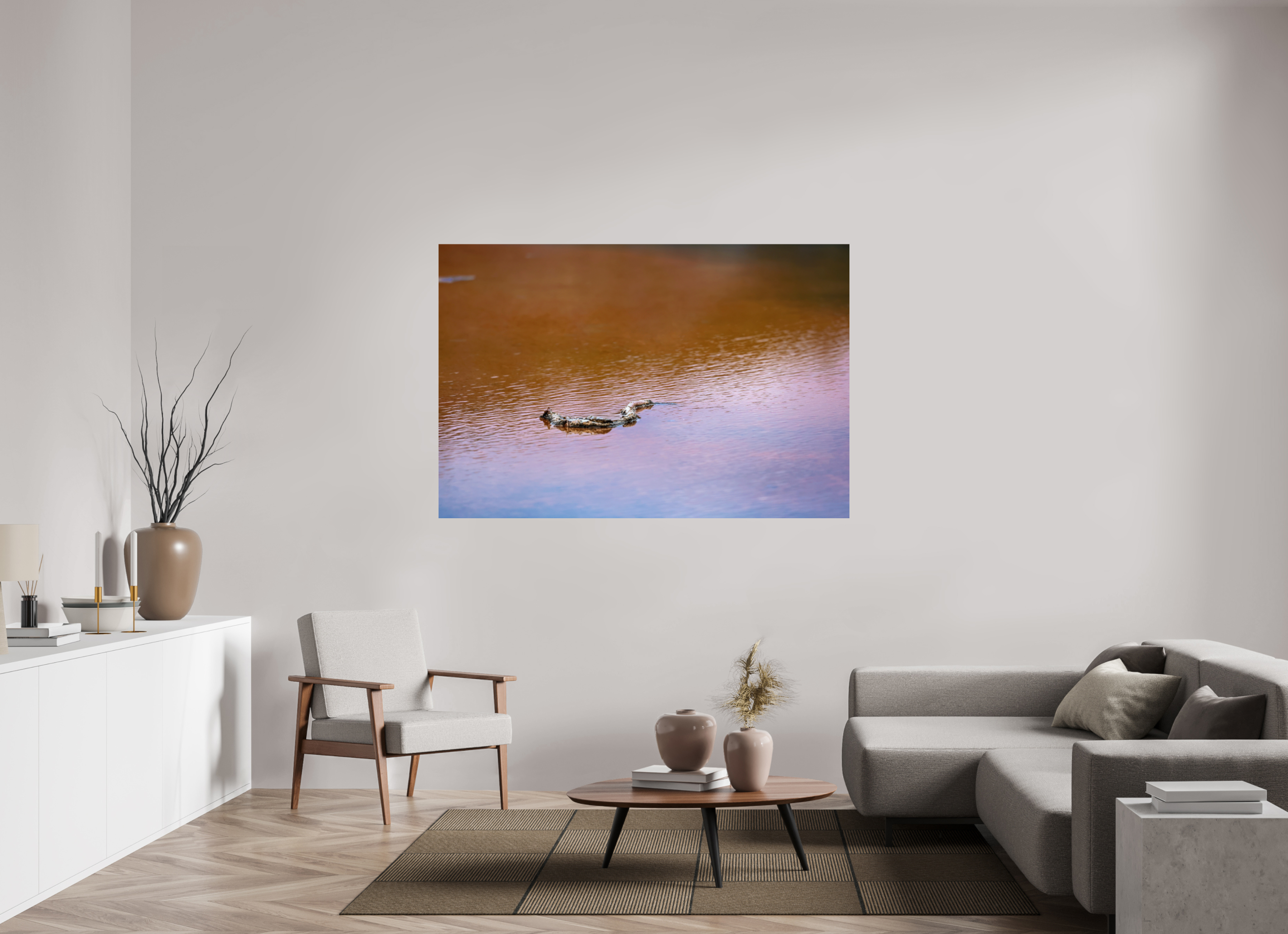 66 x 44″, METAL Yellowstone