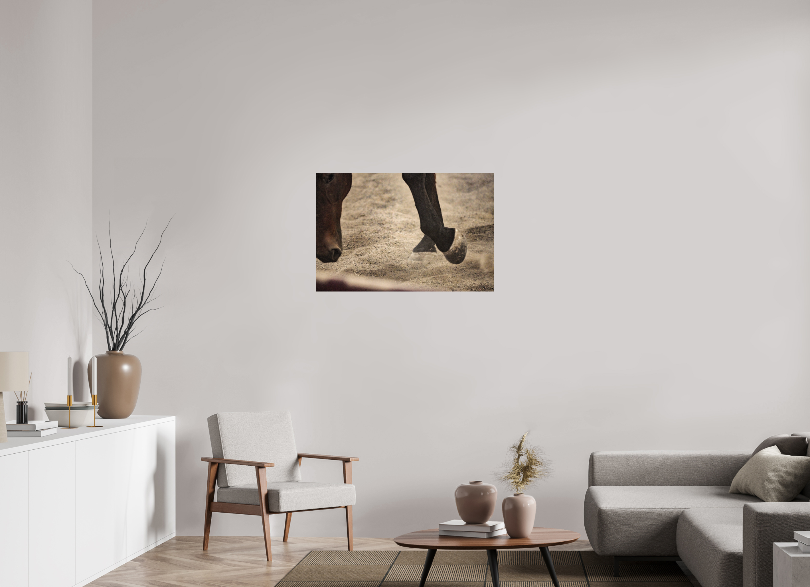 36 x 24″, ACRYLIC Pawing