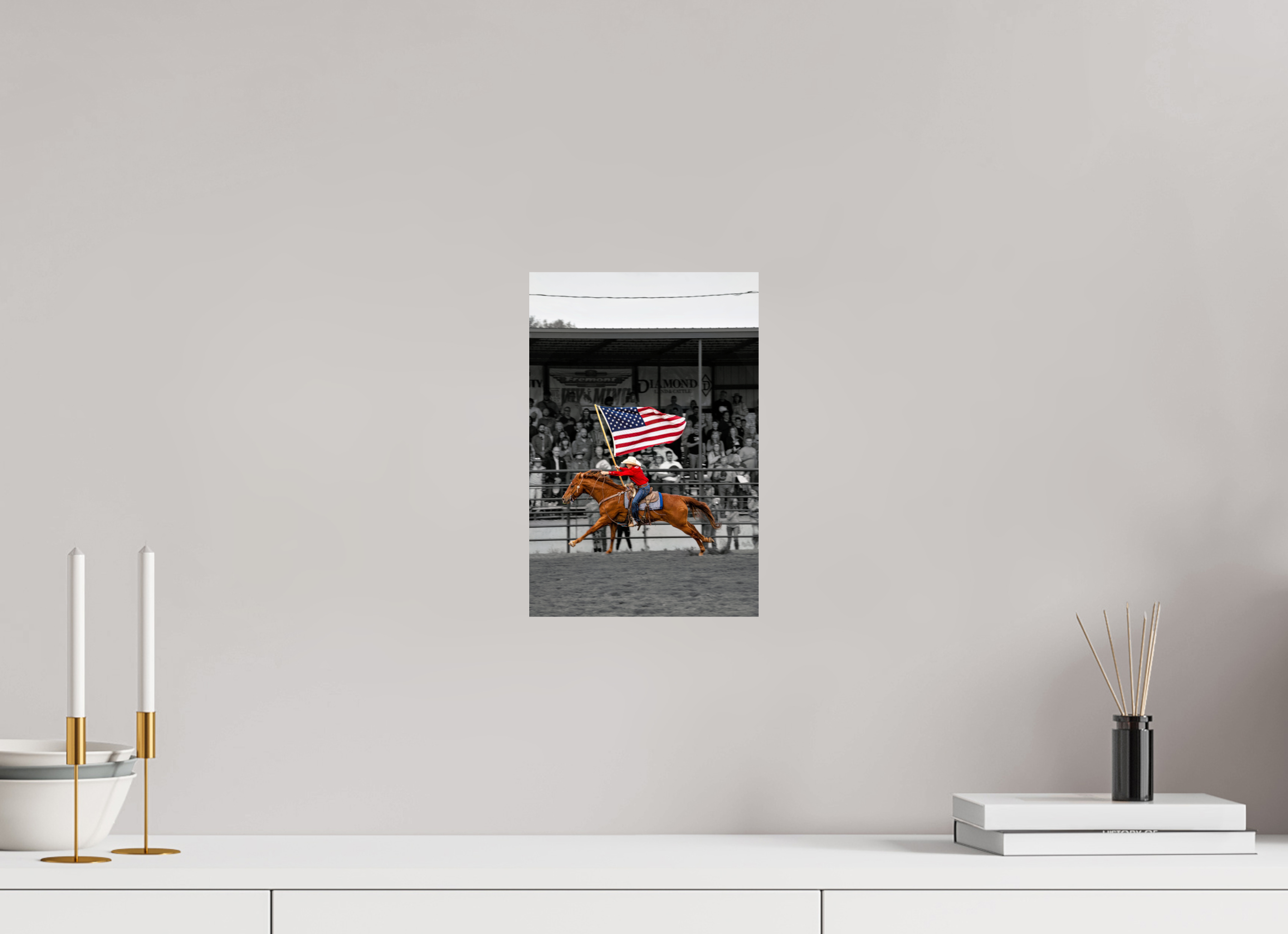 8 x 12″, PHOTO PAPER America 250 Flag Rider 12
