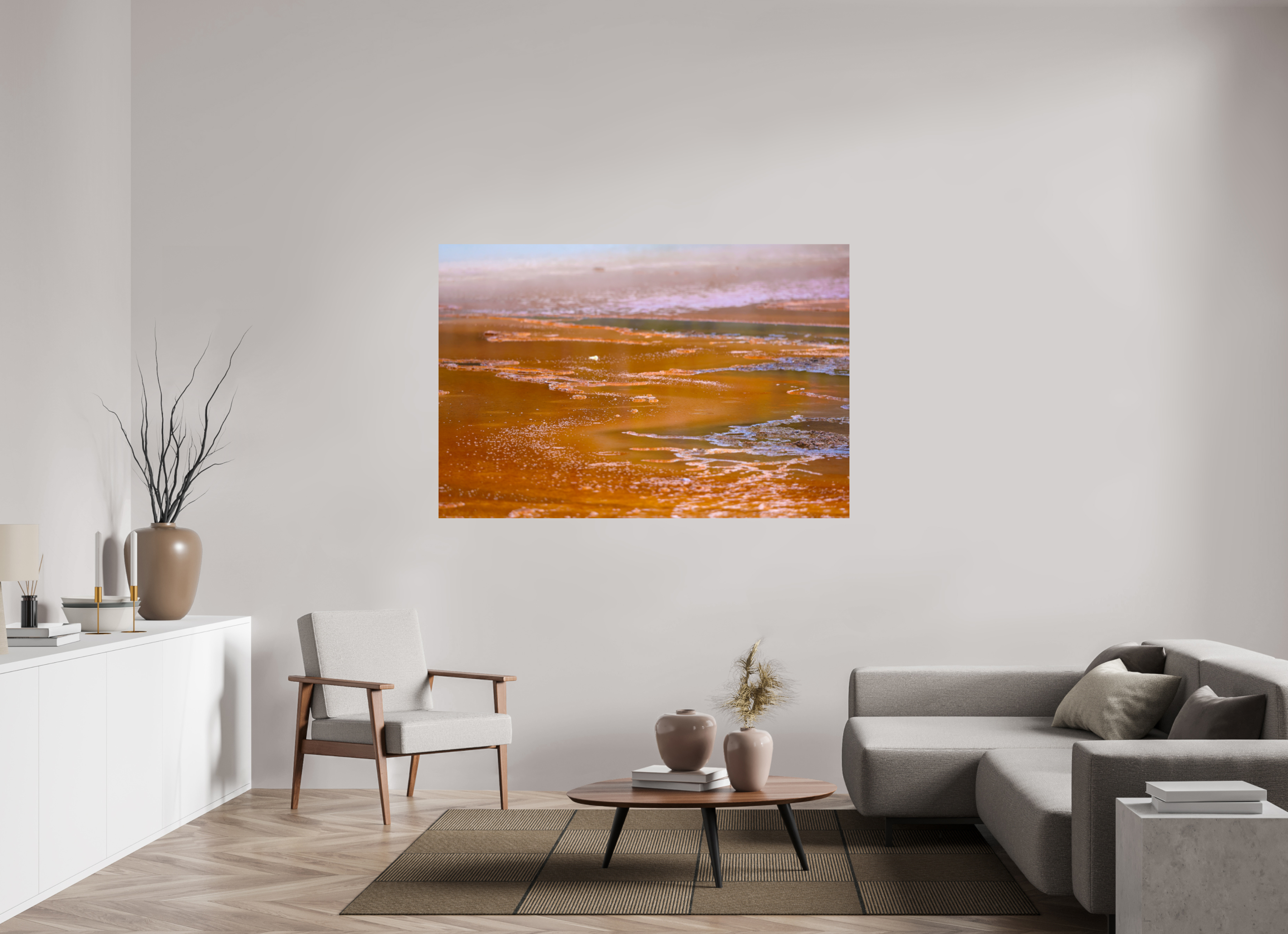 66 x 44″, METAL Yellowstone