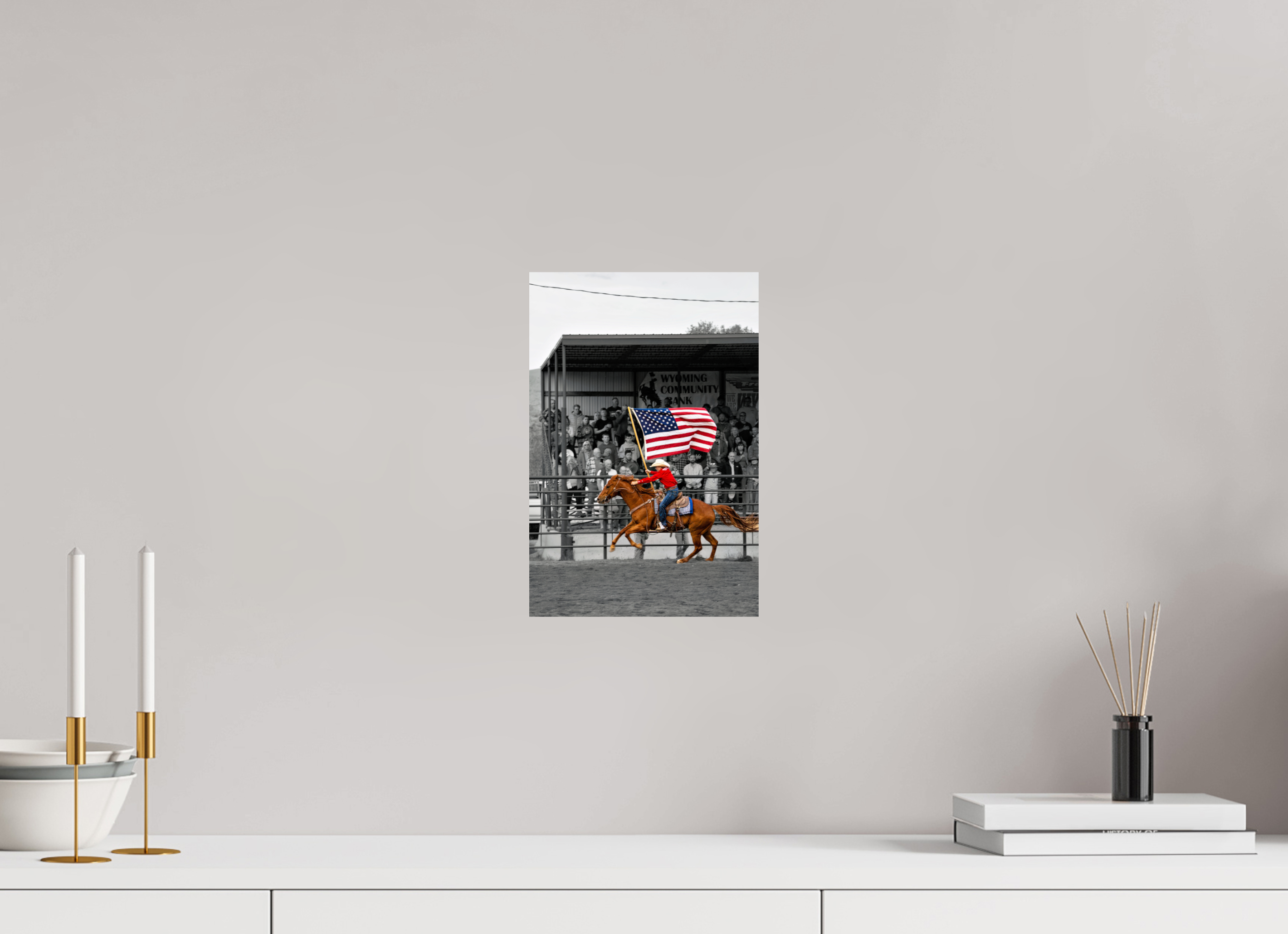 8 x 12″, PHOTO PAPER America 250 Flag Rider 6
