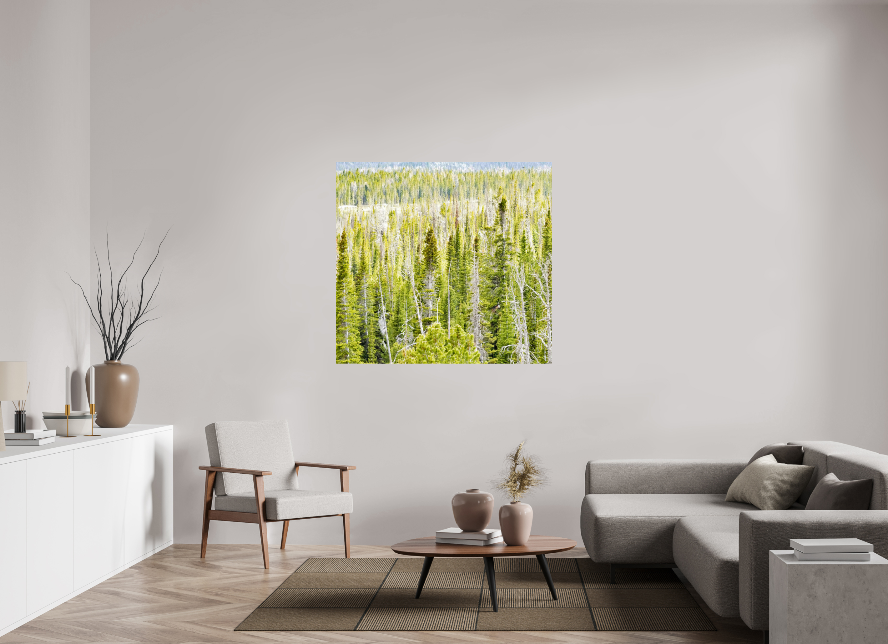50.3 x 47″, ACRYLIC Wyoming