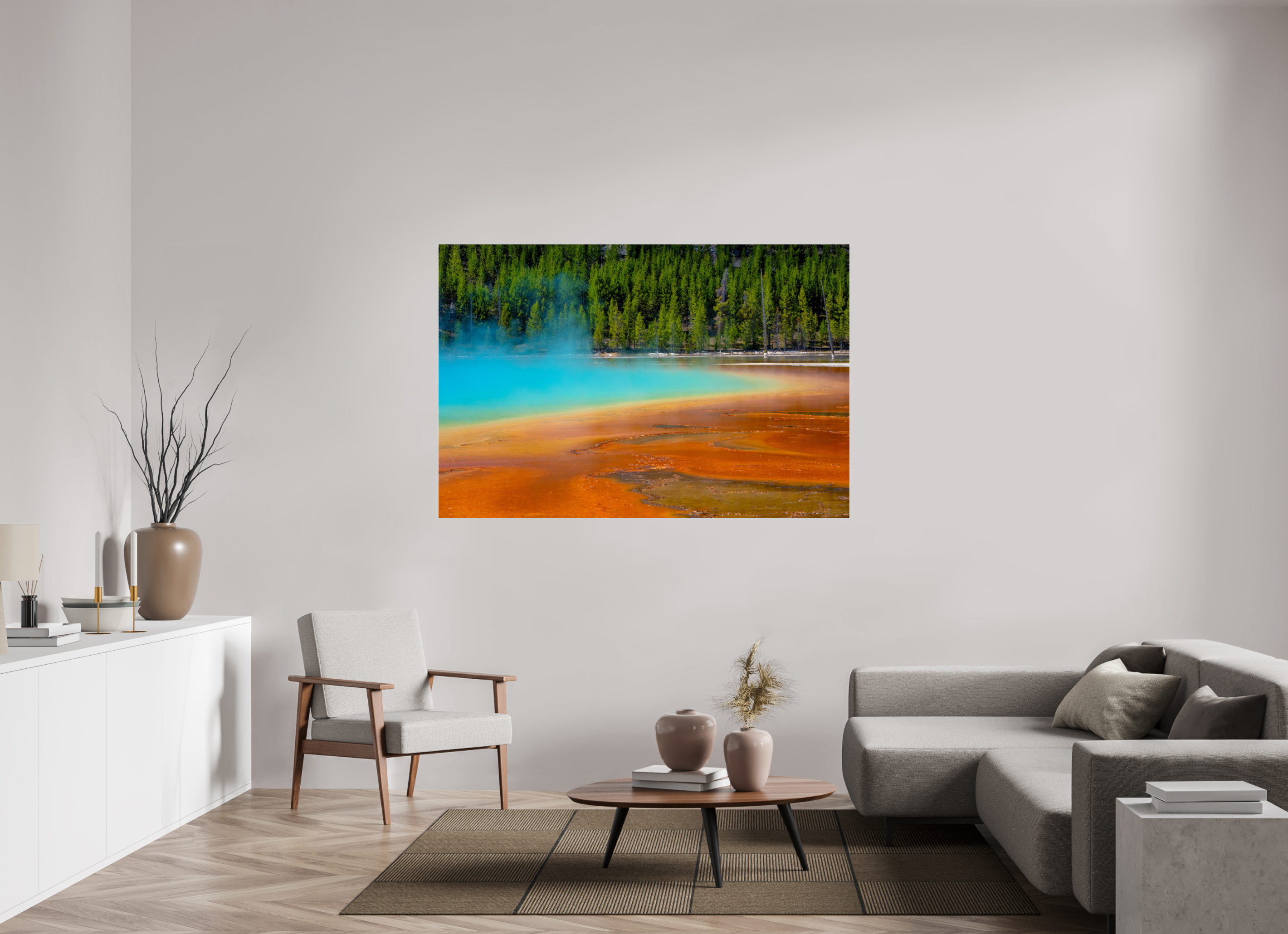 66 x 44″, ACRYLIC Yellowstone