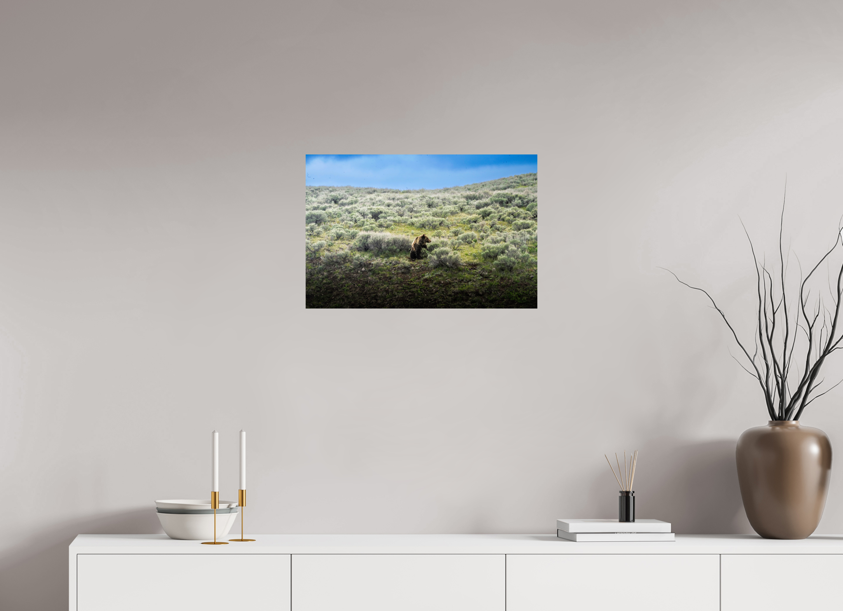 24 x 16″, PHOTO PAPER Bear