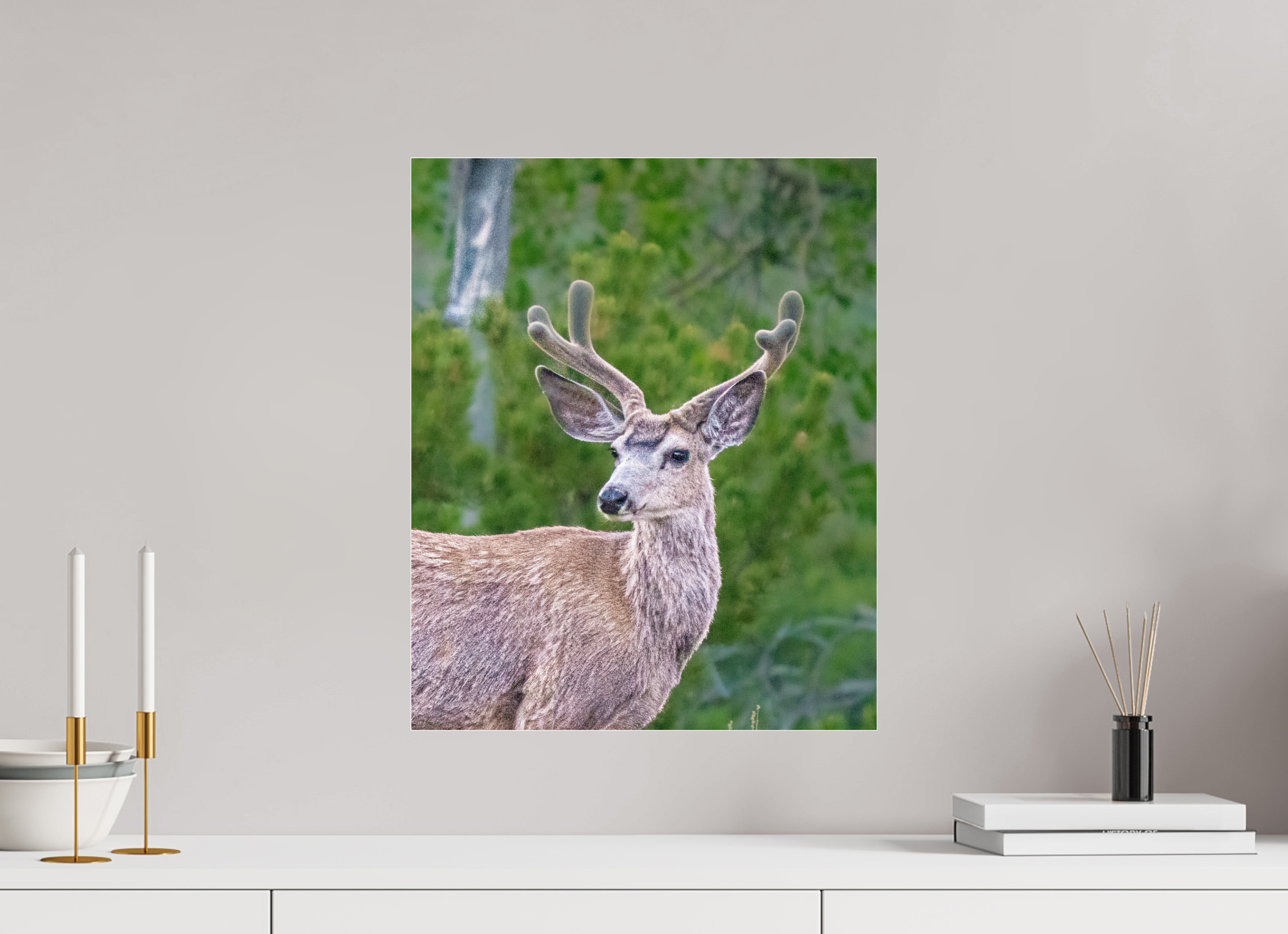 16 x 19.6″, ACRYLIC Deer