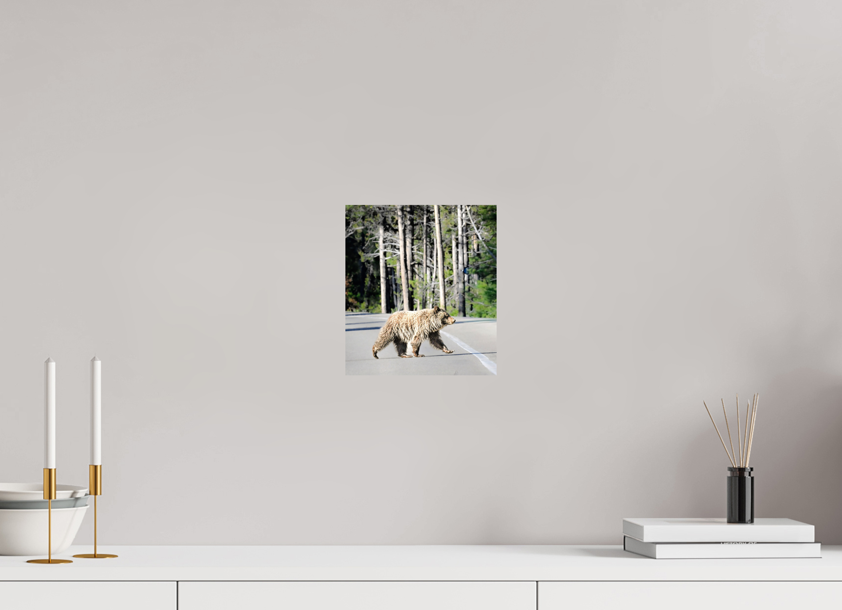 8 x 9″, METAL Bear