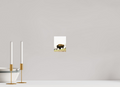 4 x 5.2″, PHOTO PAPER Bison with Steam