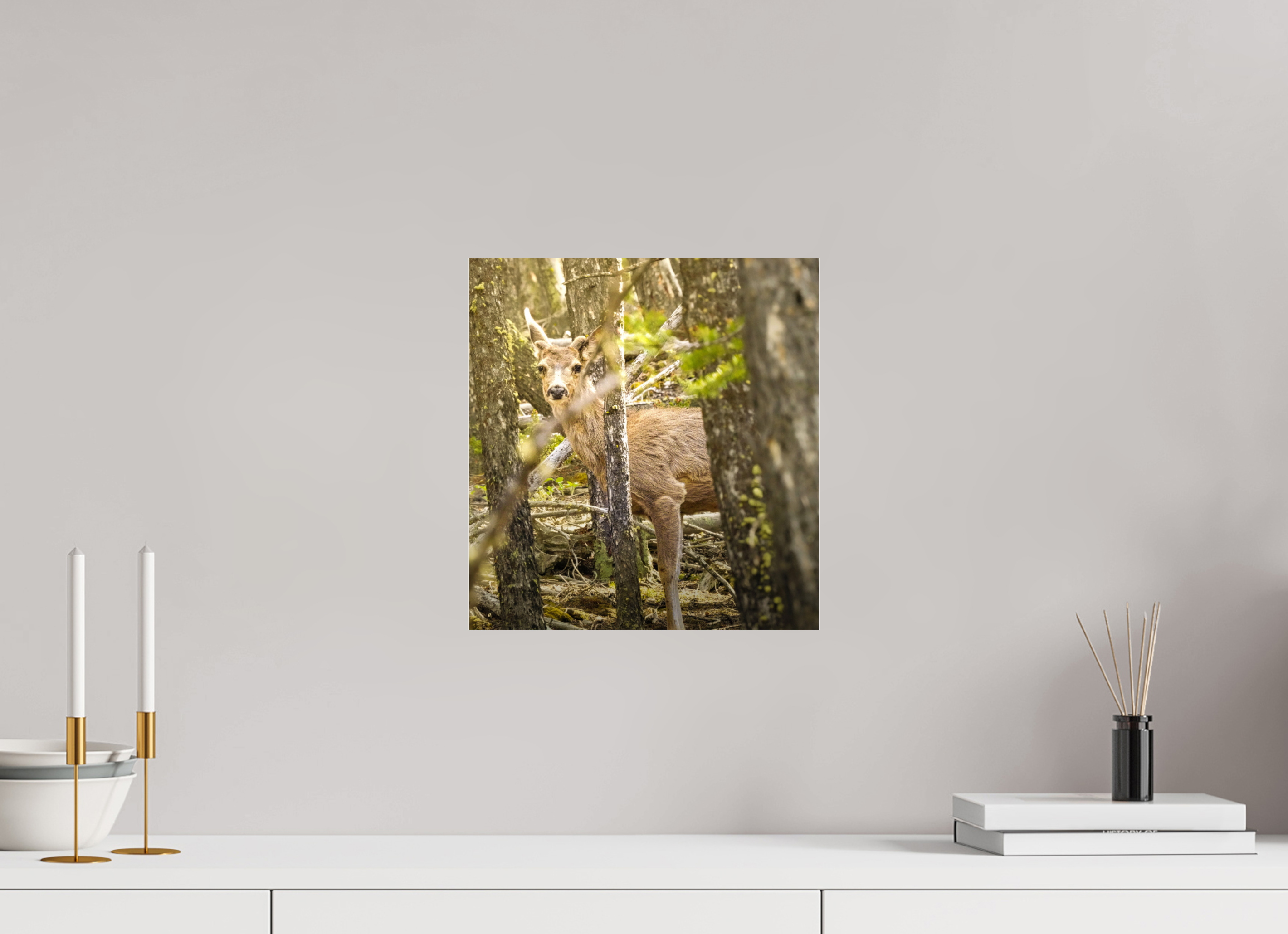 12 x 12.8″, ACRYLIC Deer