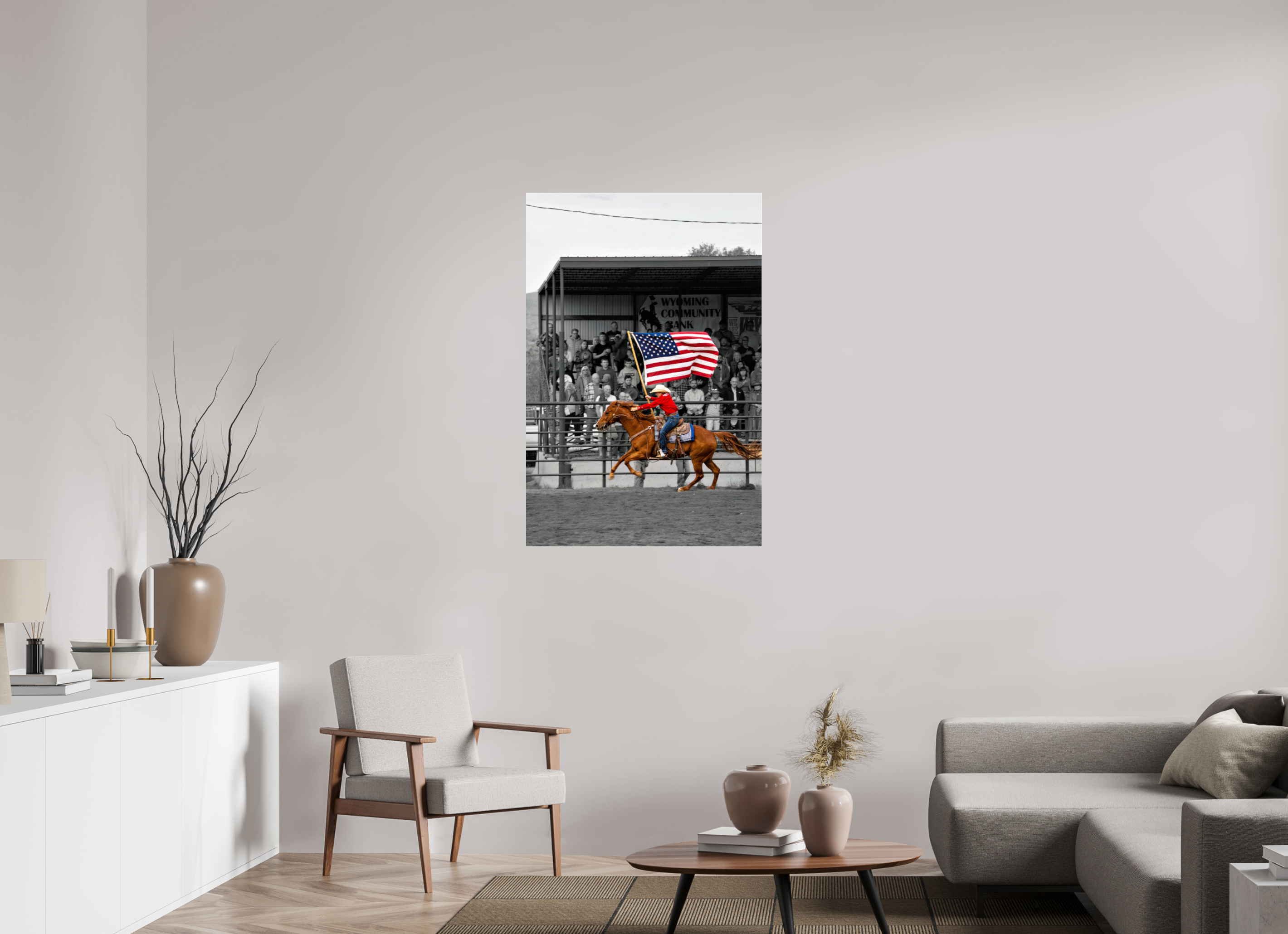 30 x 45″, ACRYLIC America 250 Flag Rider 6