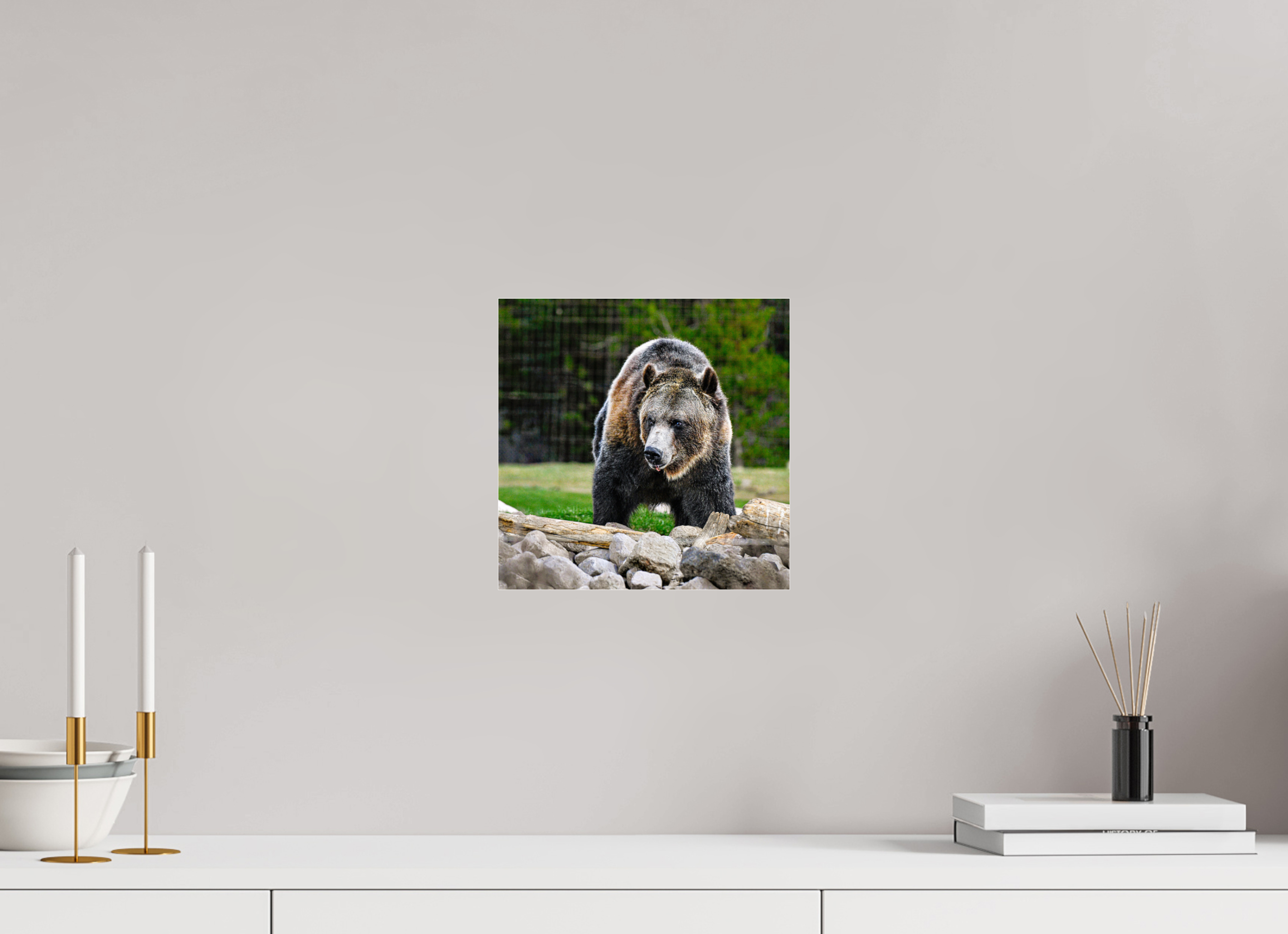 10 x 10″, ACRYLIC Bear