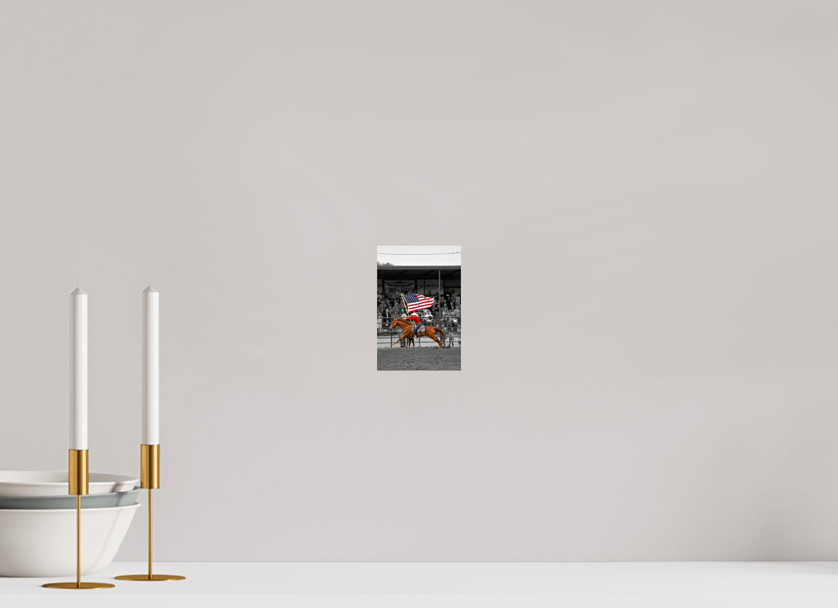 4 x 6″, PHOTO PAPER America 250 Flag Rider 12