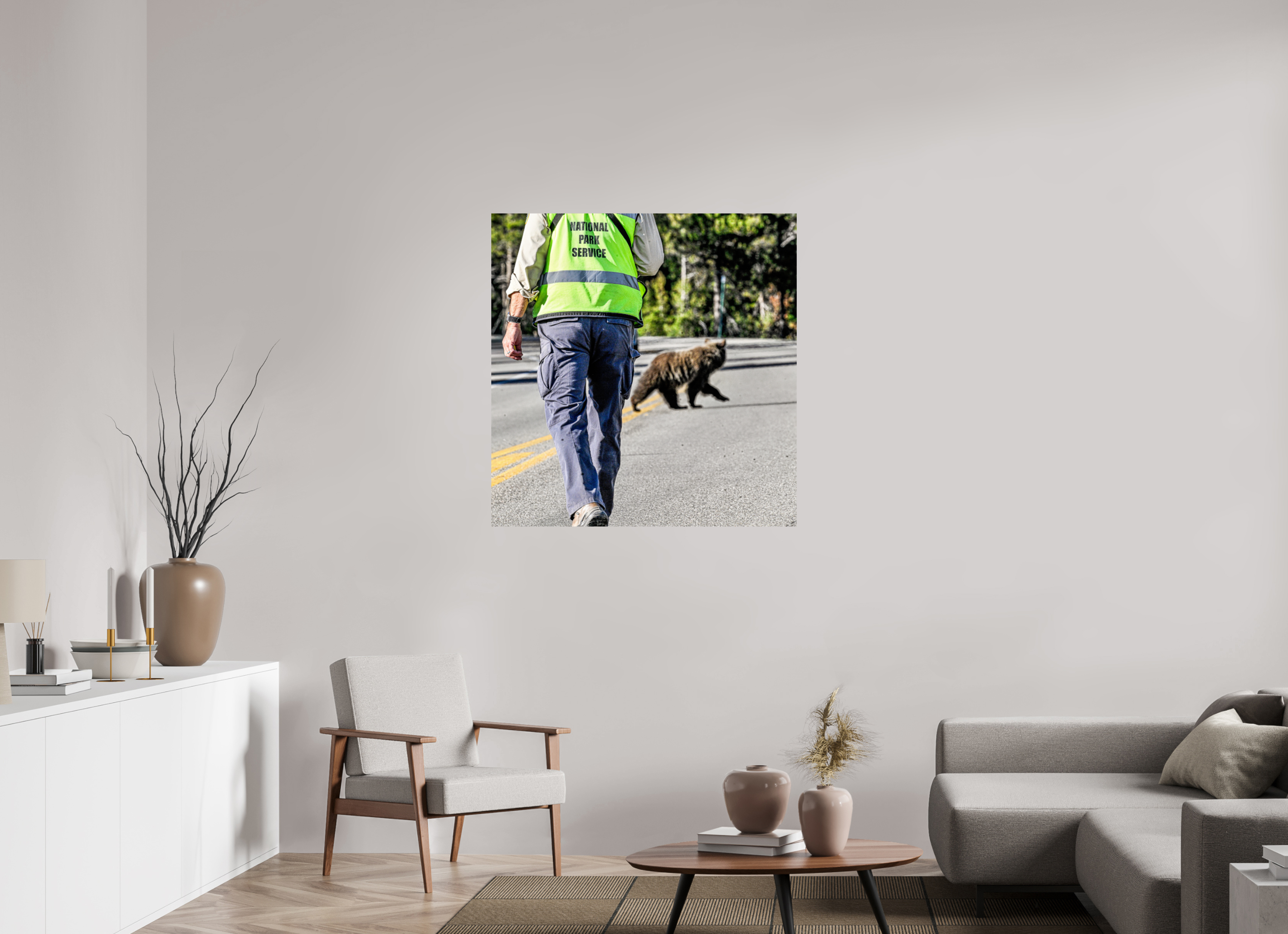 39 x 40″, PHOTO PAPER Bear