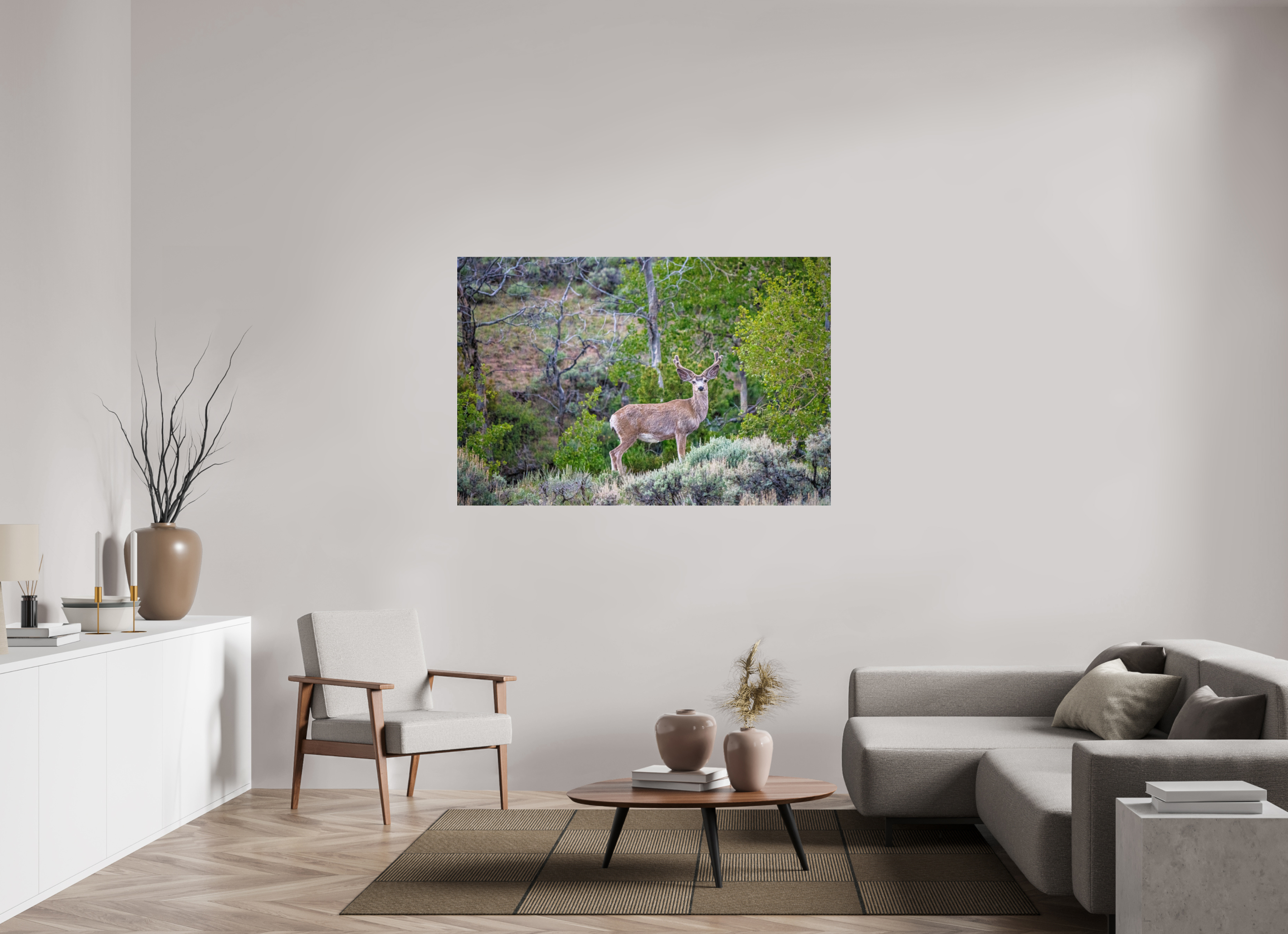 60 x 40″, ACRYLIC Deer