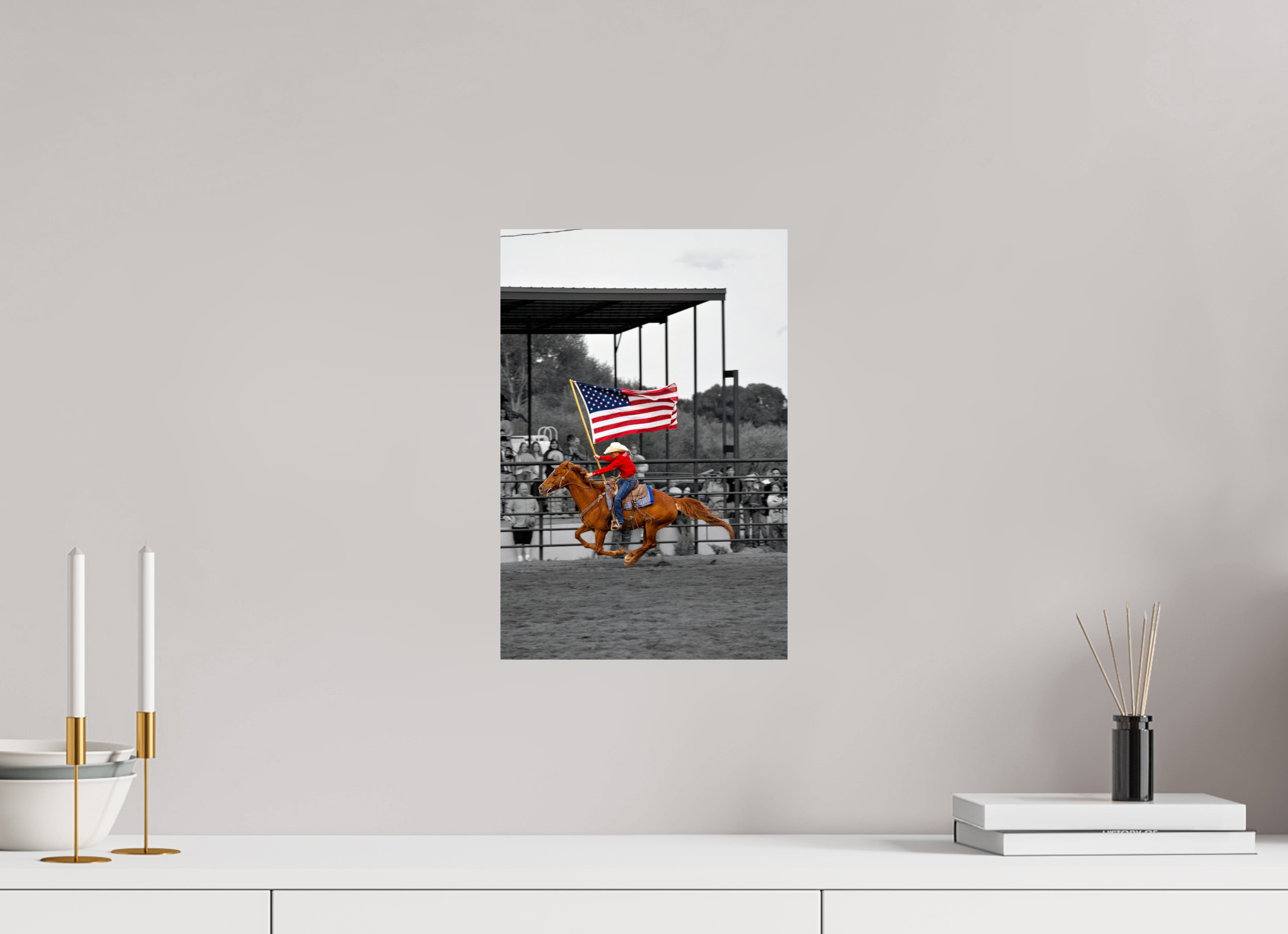 10 x 15″, PHOTO PAPER America 250 Flag Rider 8
