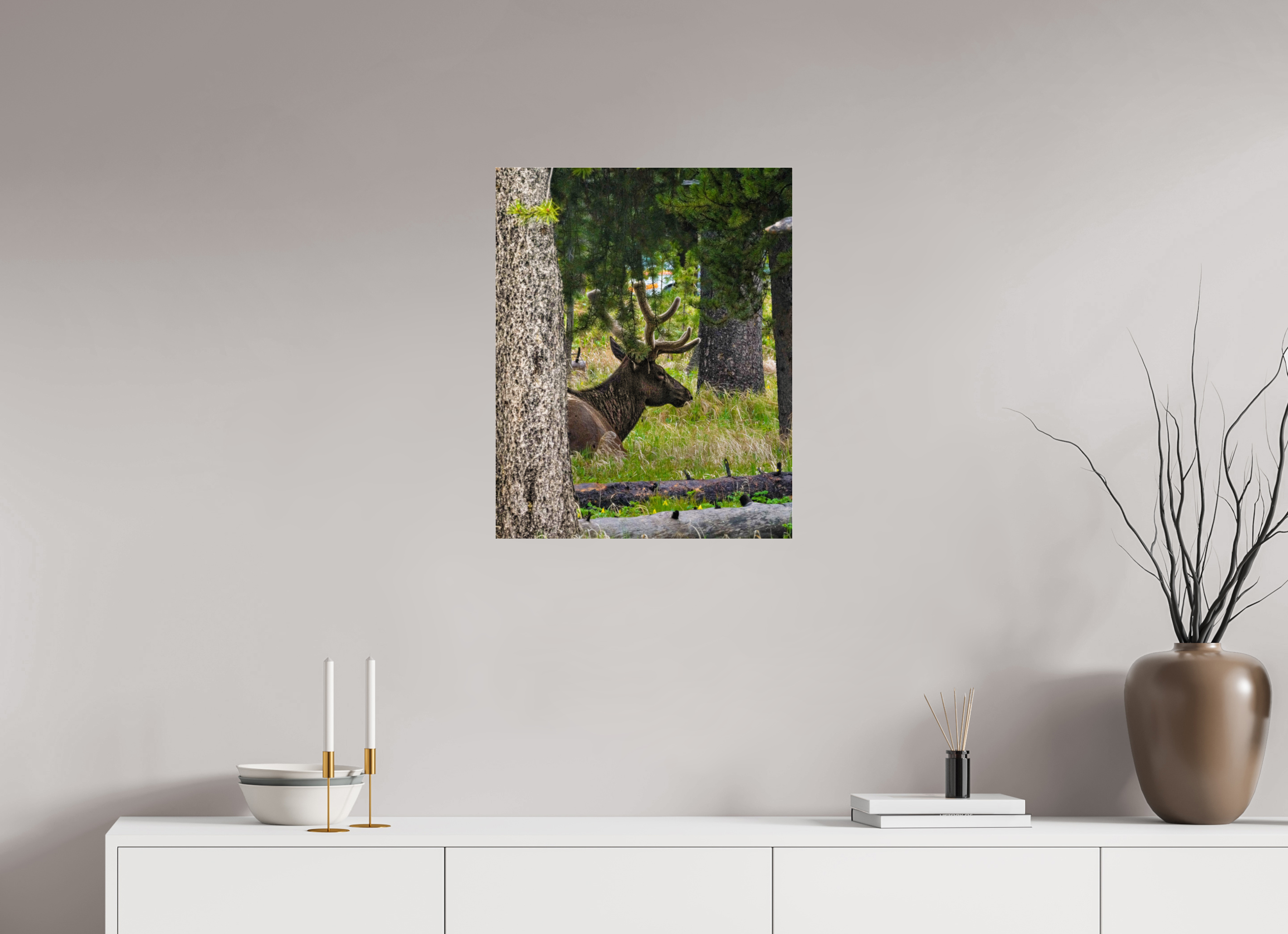 20 x 25″, ACRYLIC Elk