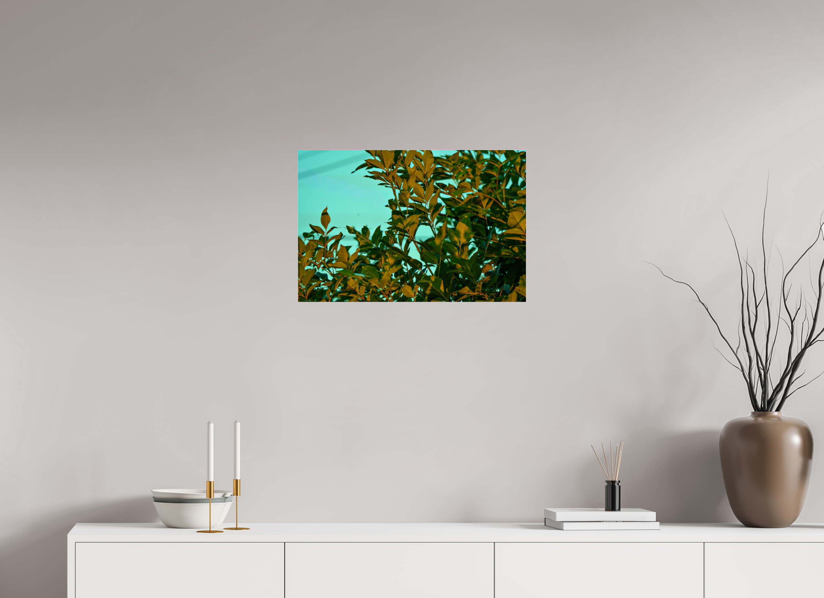 24 x 16″, ACRYLIC Leaves