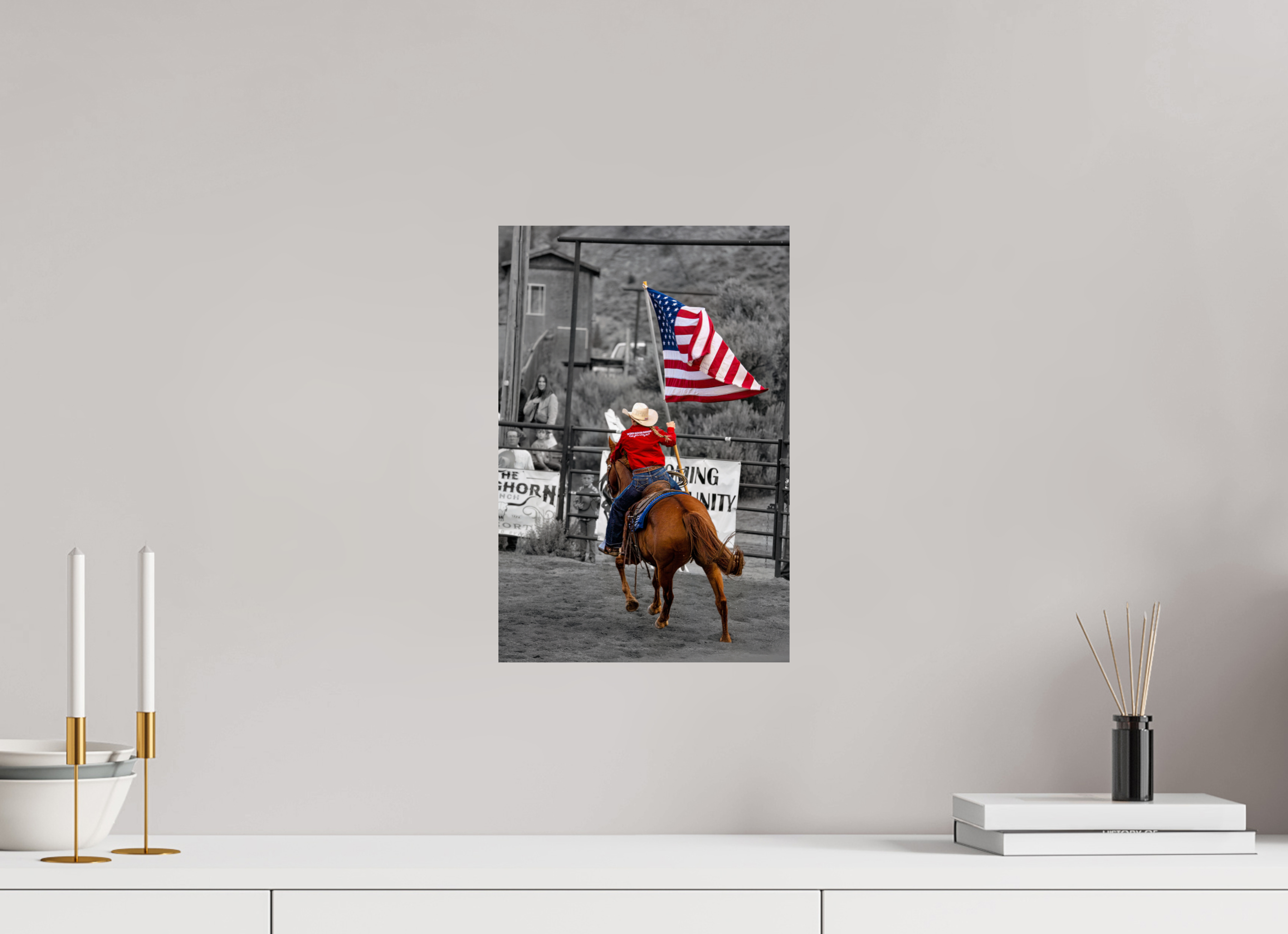 10 x 15″, METAL America 250 Flag Rider 10