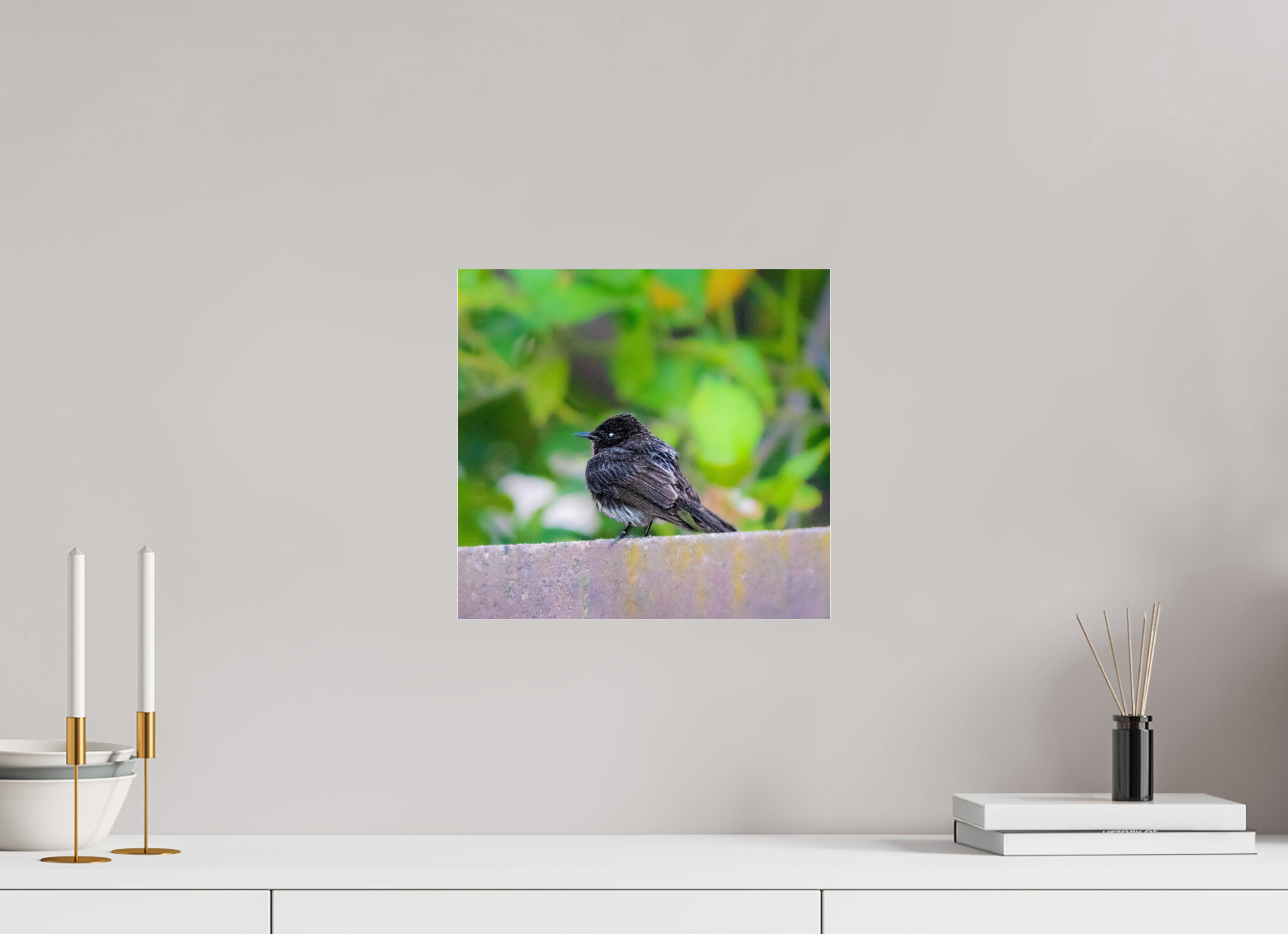 12.8 x 12″, ACRYLIC Bird