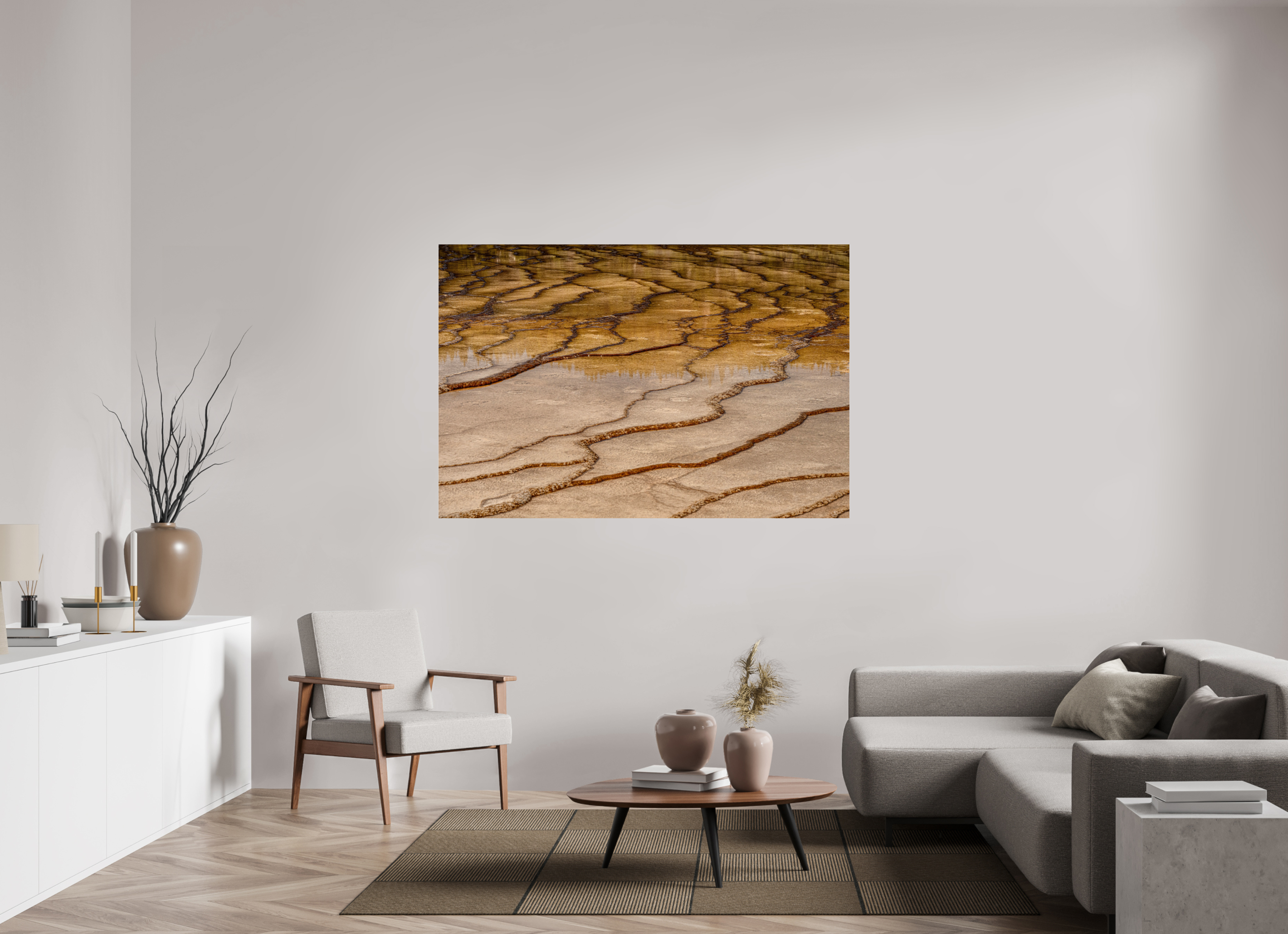 66 x 44″, ACRYLIC Yellowstone