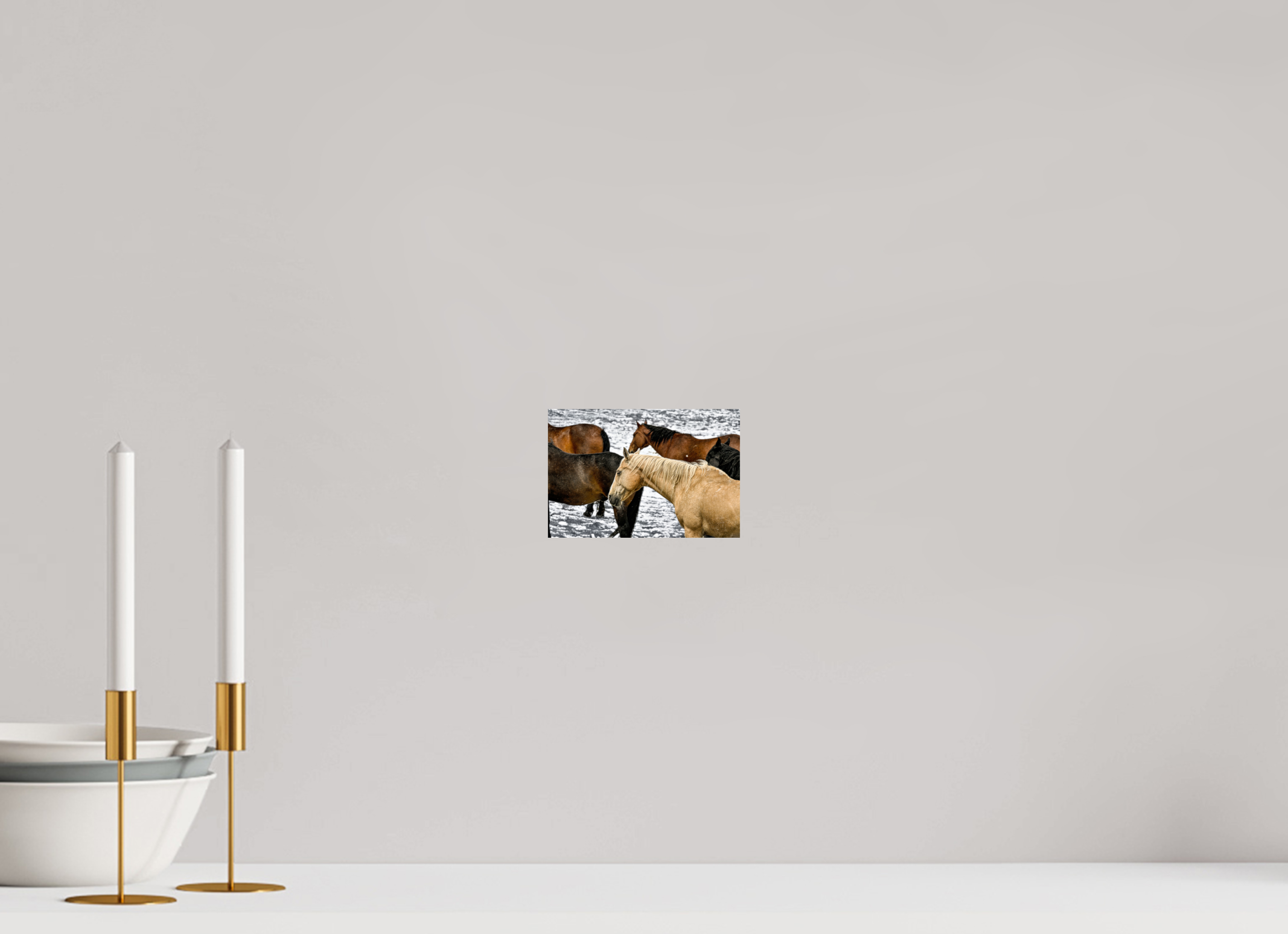 6 x 4″, PHOTO PAPER Colorful Horses