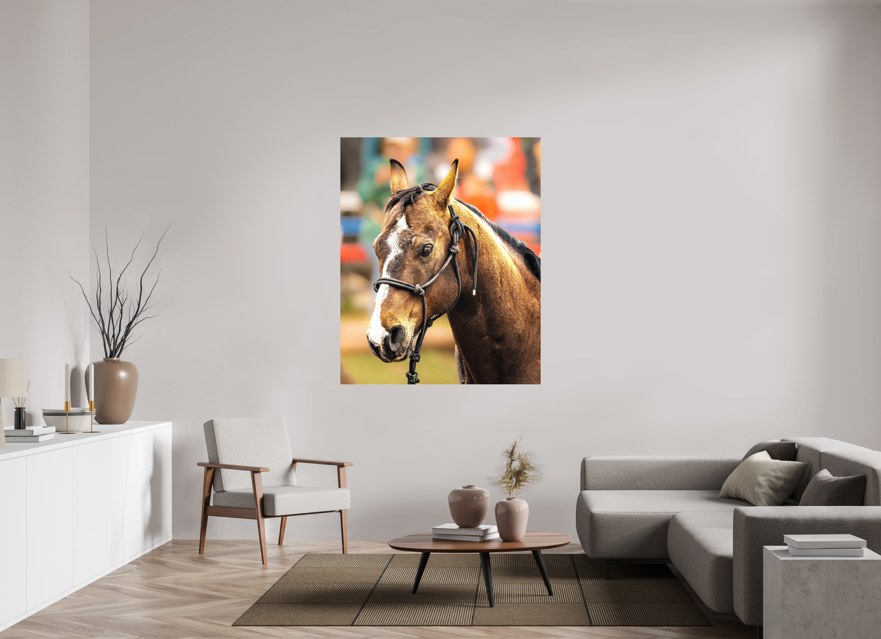 47 x 58″, METAL Pack Horse Portrait 9 Web Exclusive