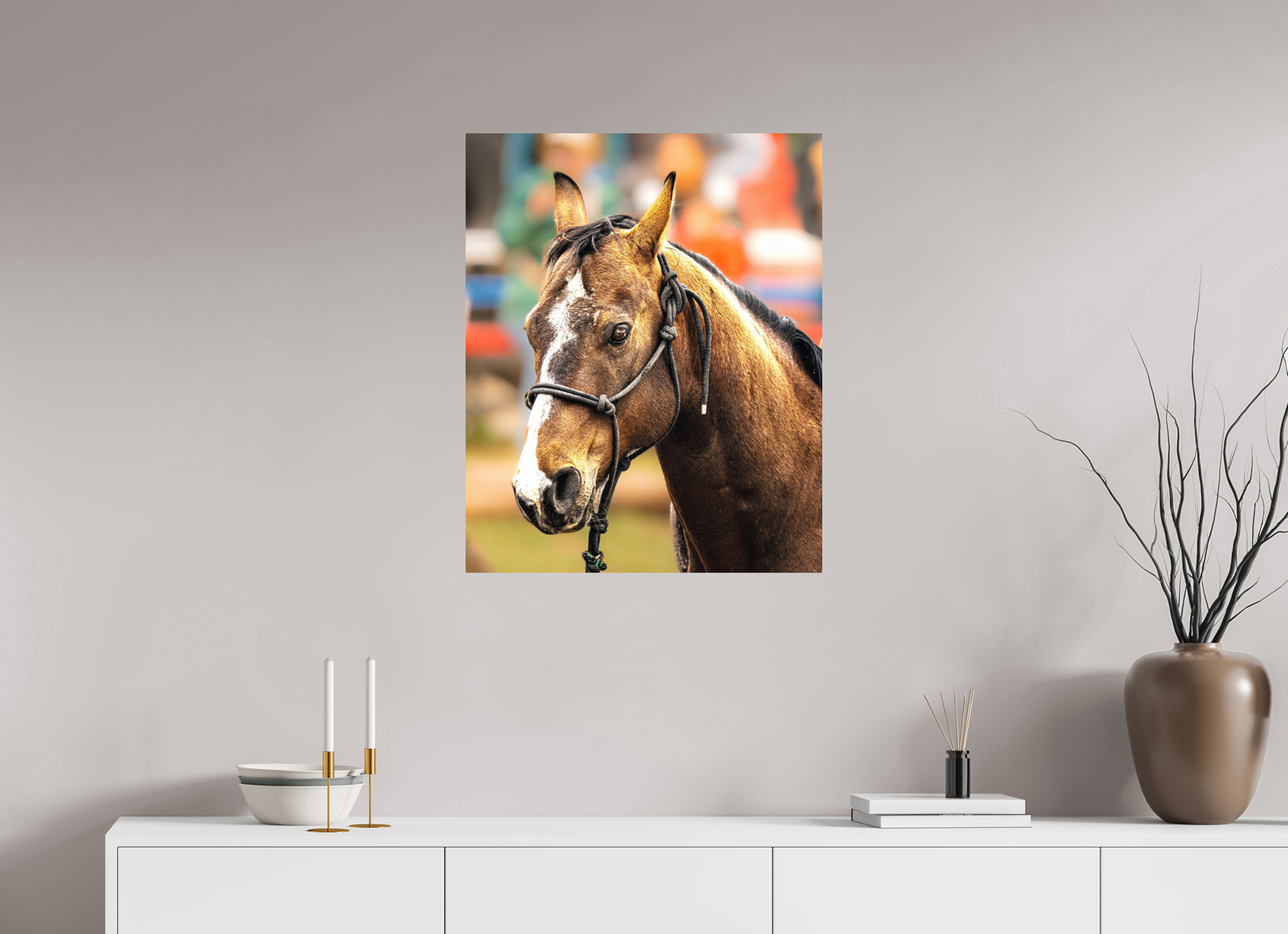 24 x 29.6″, METAL Pack Horse Portrait 9 Web Exclusive