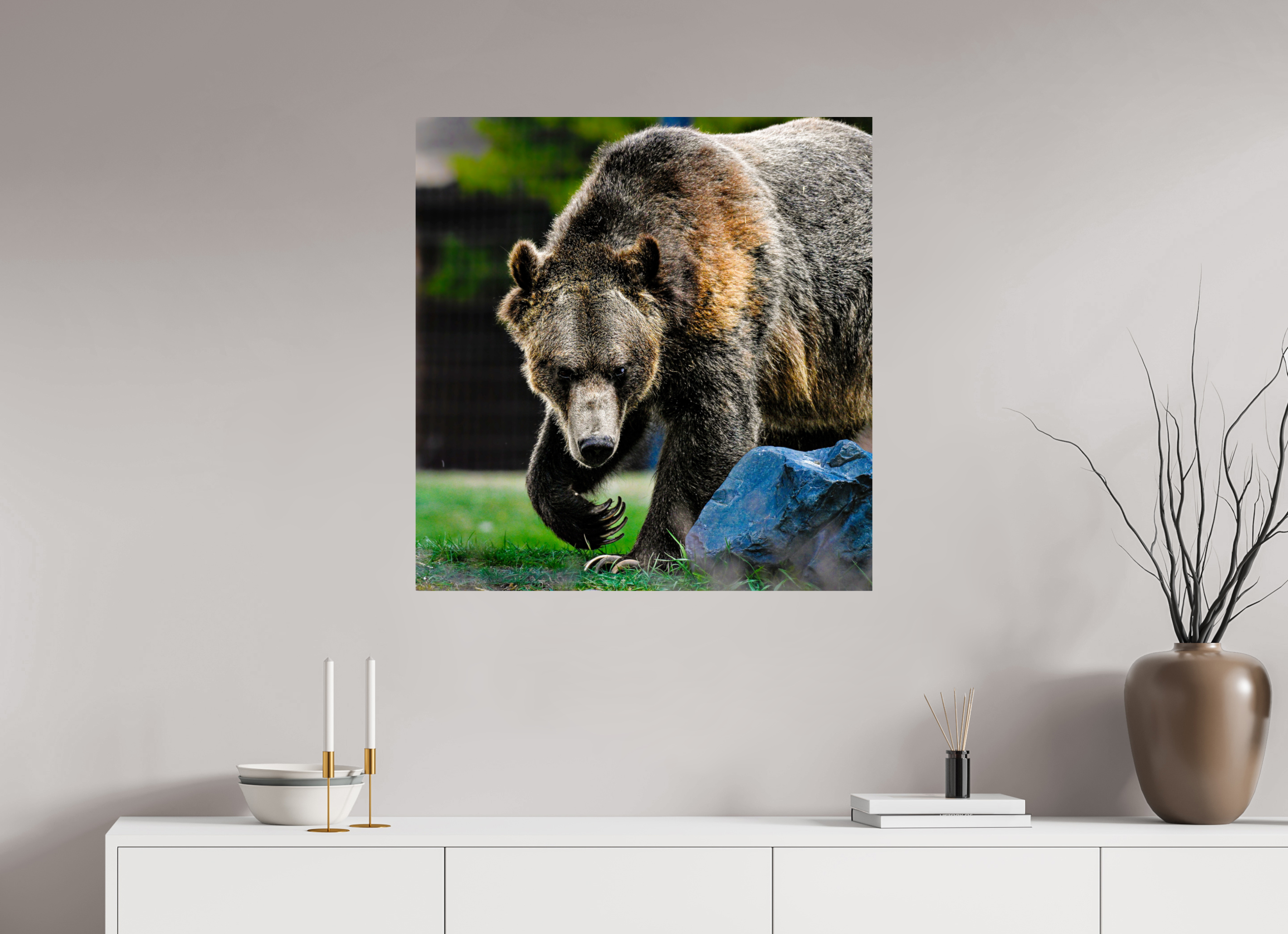 31 x 32.2″, PHOTO PAPER Bear