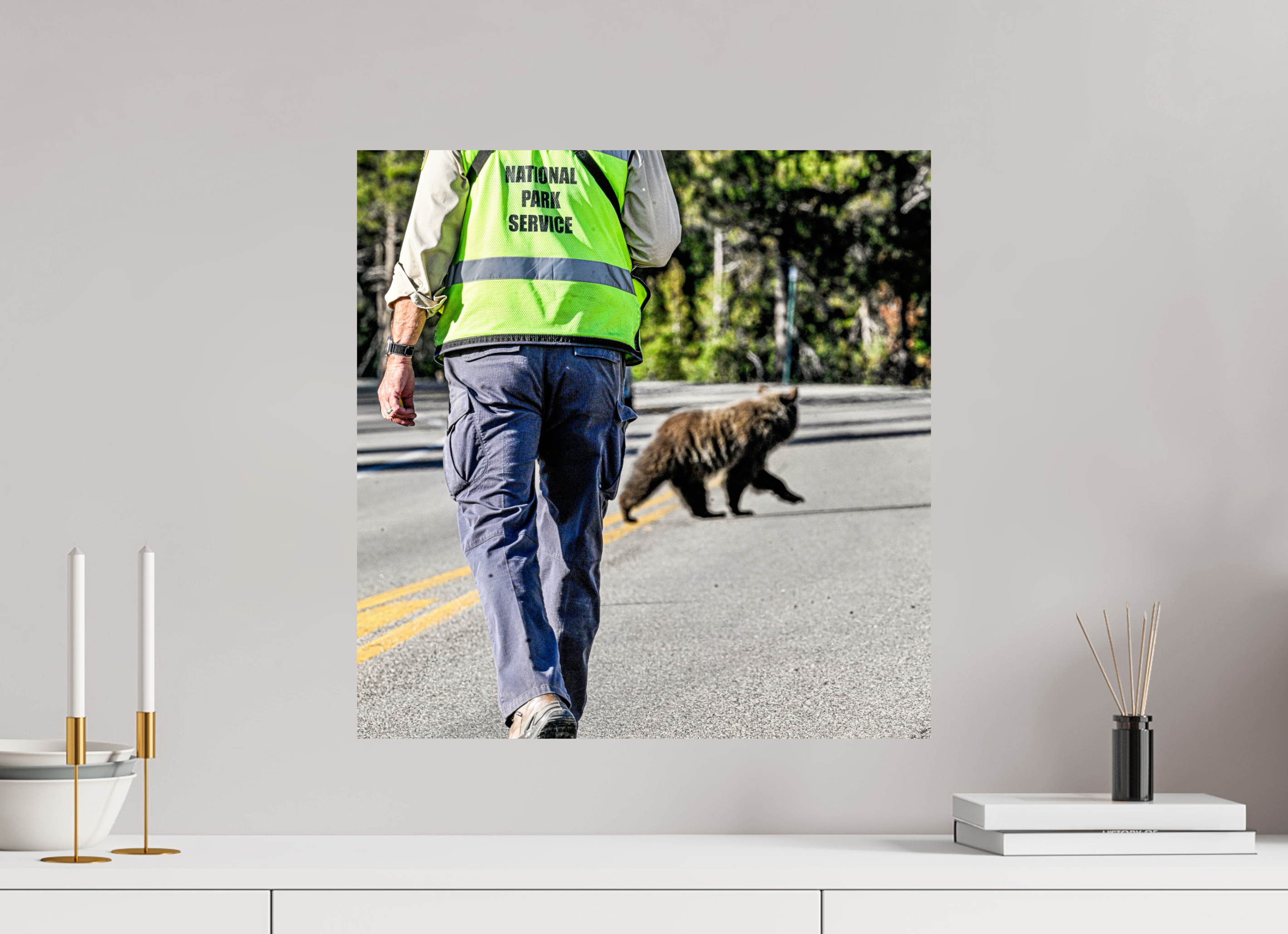 20 x 20.5″, PHOTO PAPER Bear