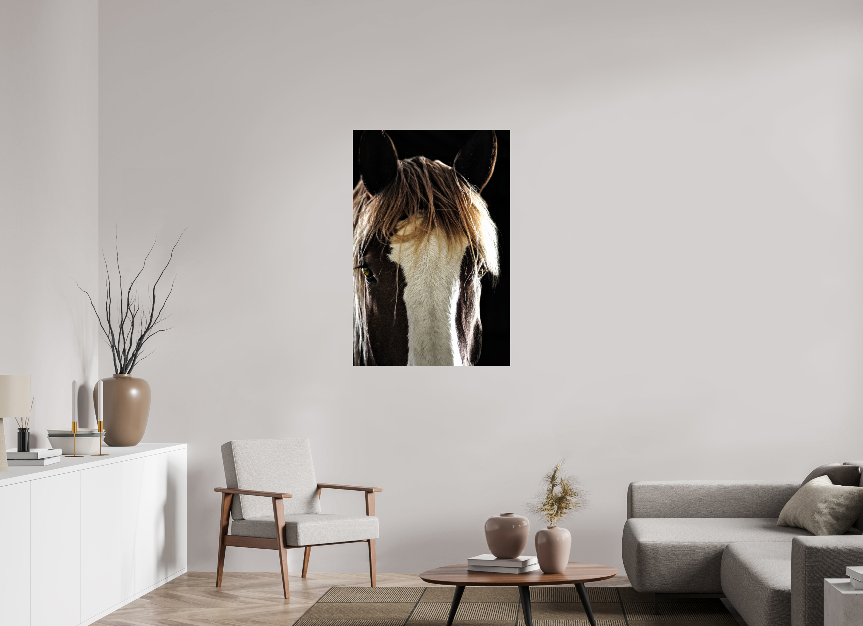 30 x 45″, PHOTO PAPER Tiny Tim Black Background
