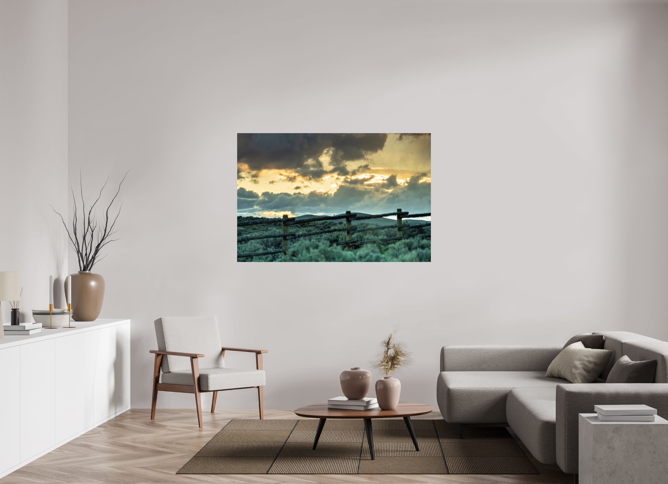 60 x 40″, ACRYLIC Wyoming