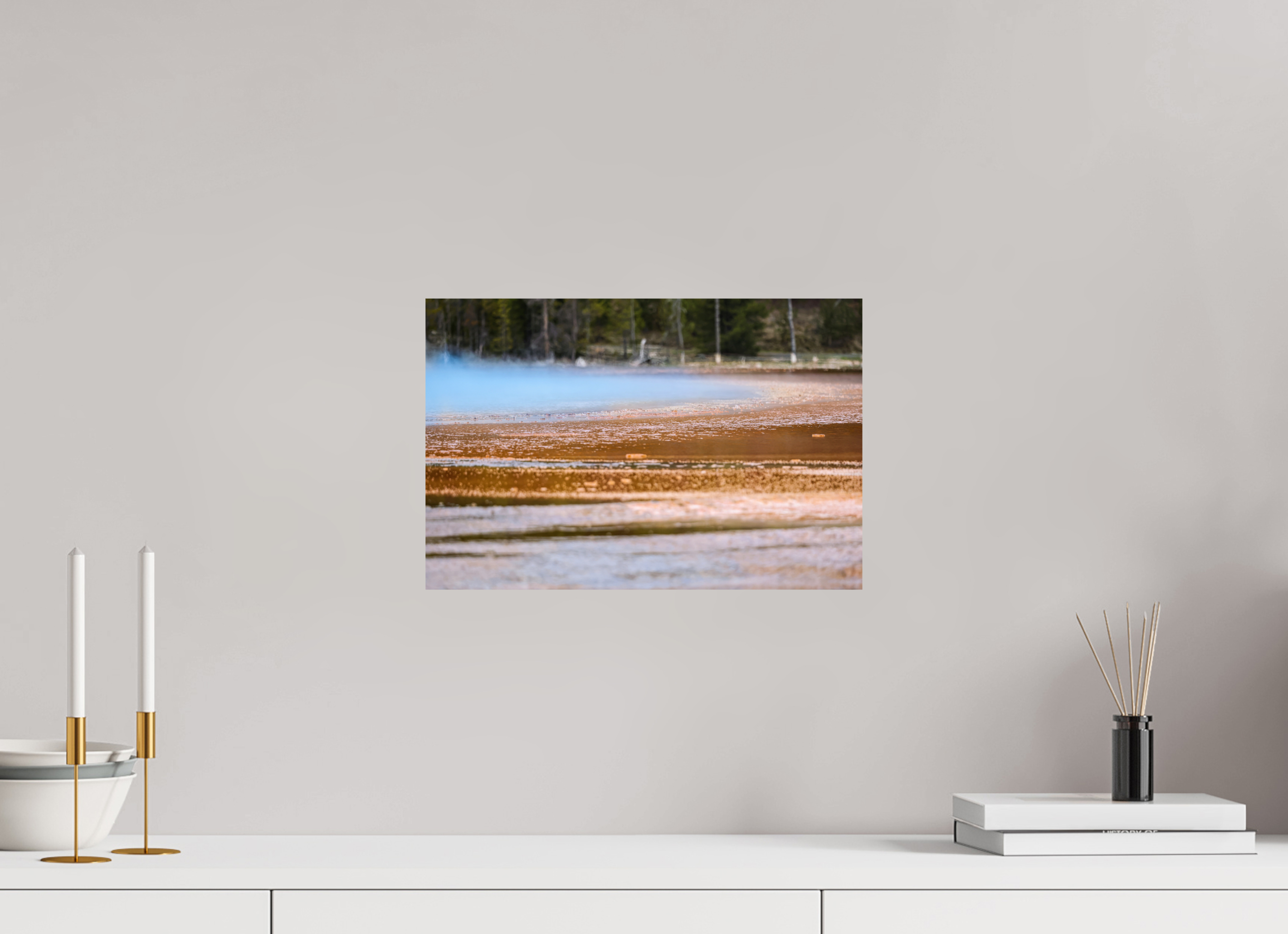 15 x 10″, METAL Yellowstone