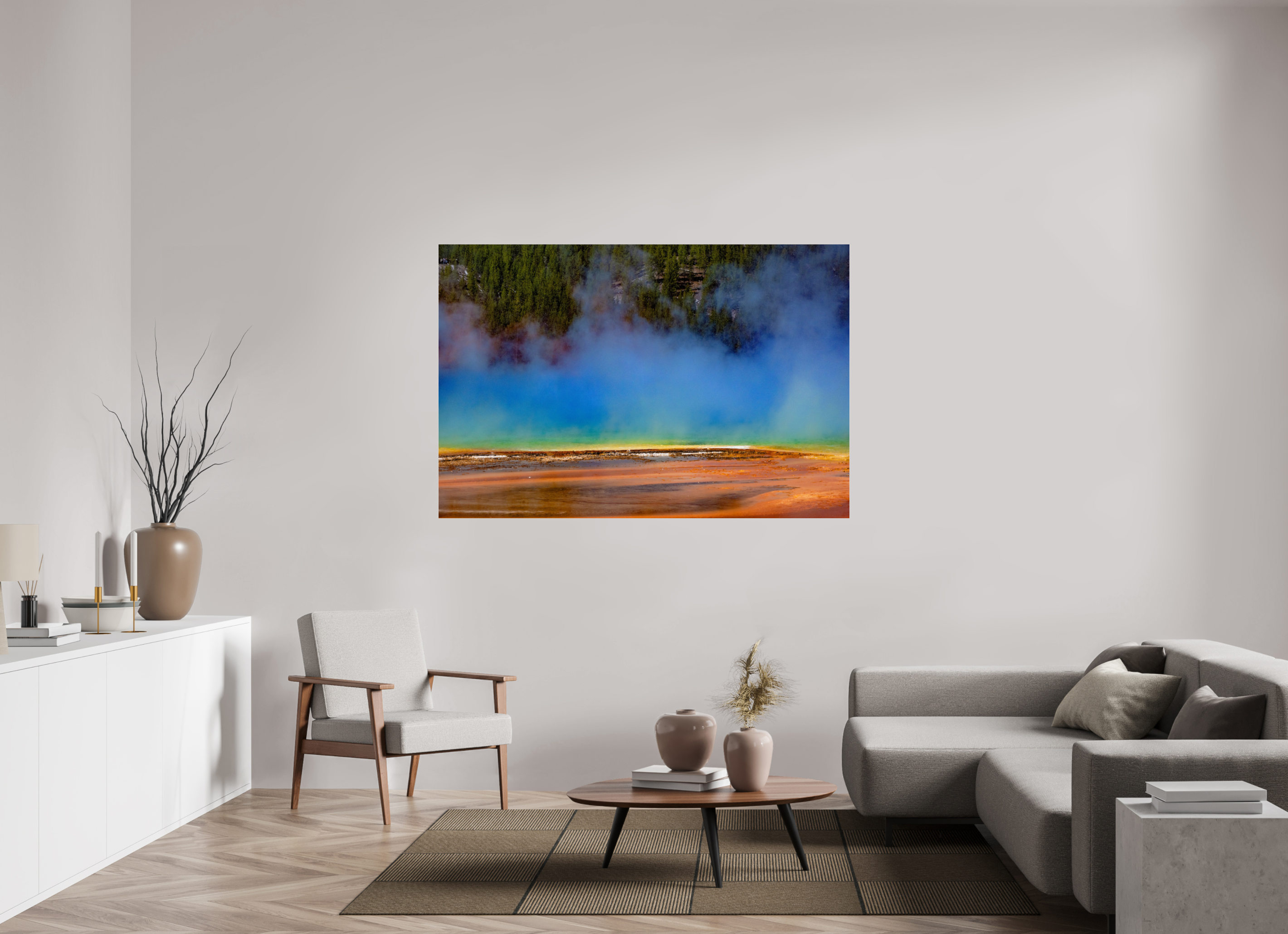 66 x 44″, ACRYLIC Yellowstone