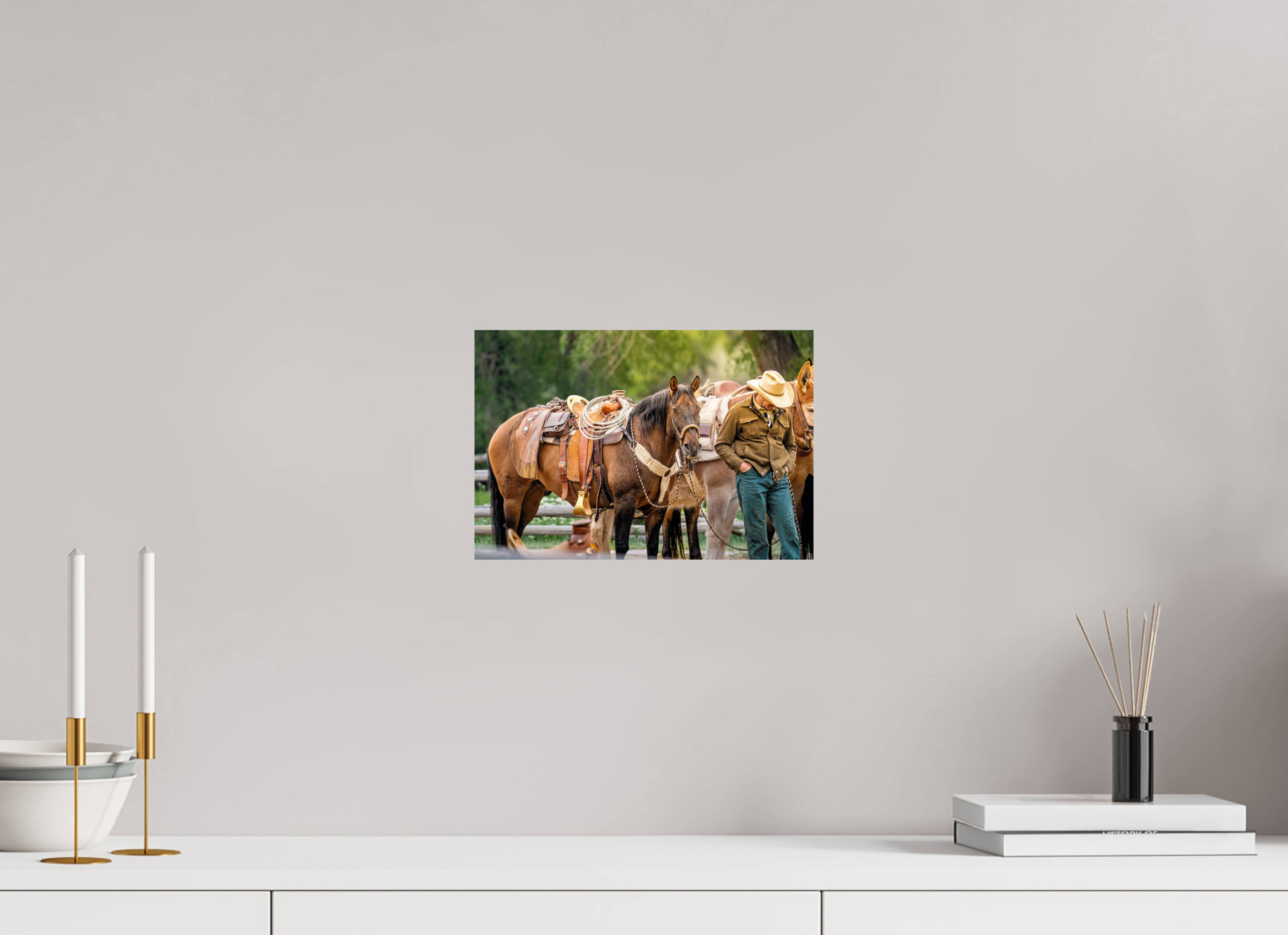 11.8 x 8″, PHOTO PAPER Forest Service at Pack Horse Races
