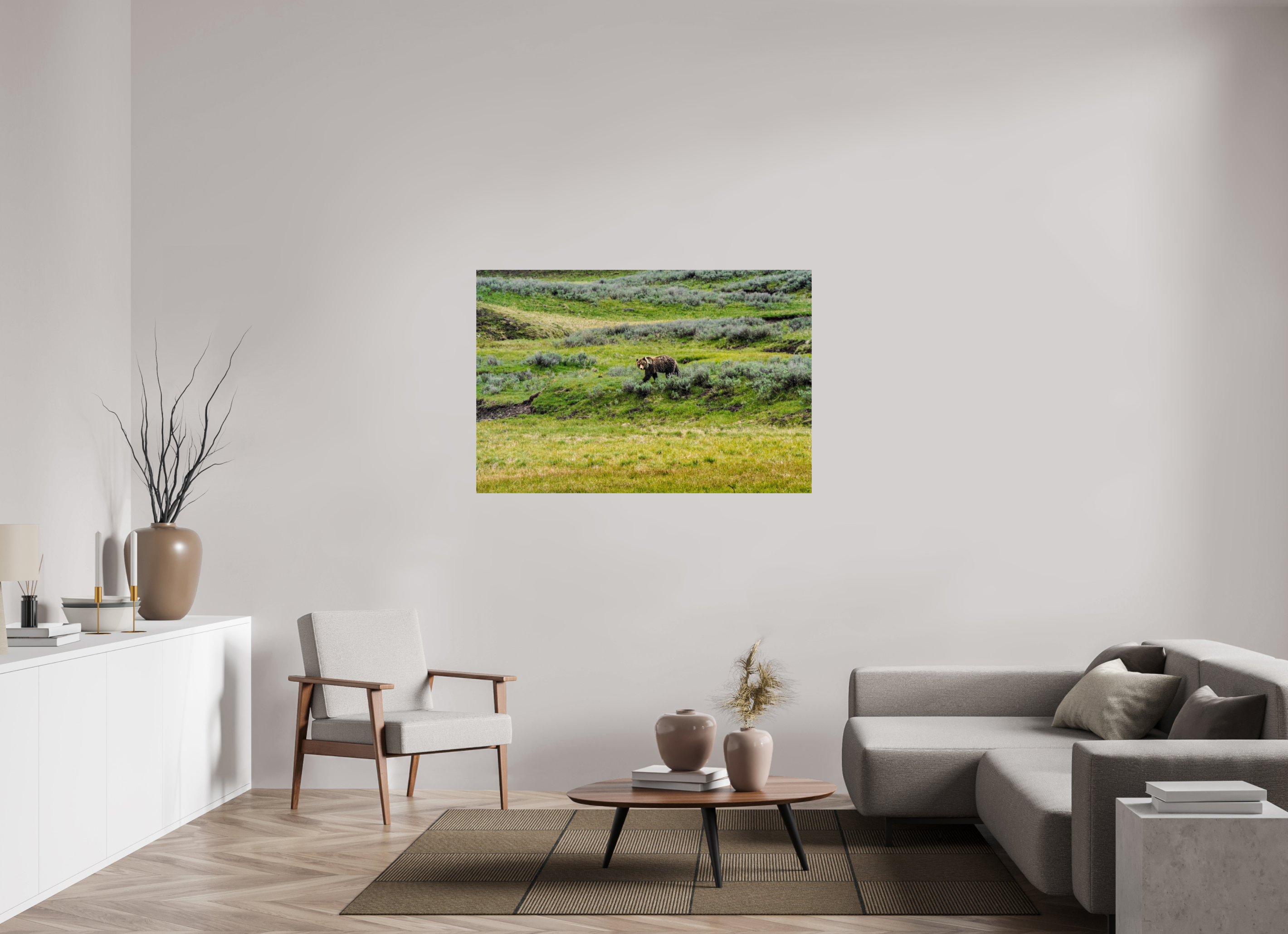 54 x 36″, PHOTO PAPER Bear