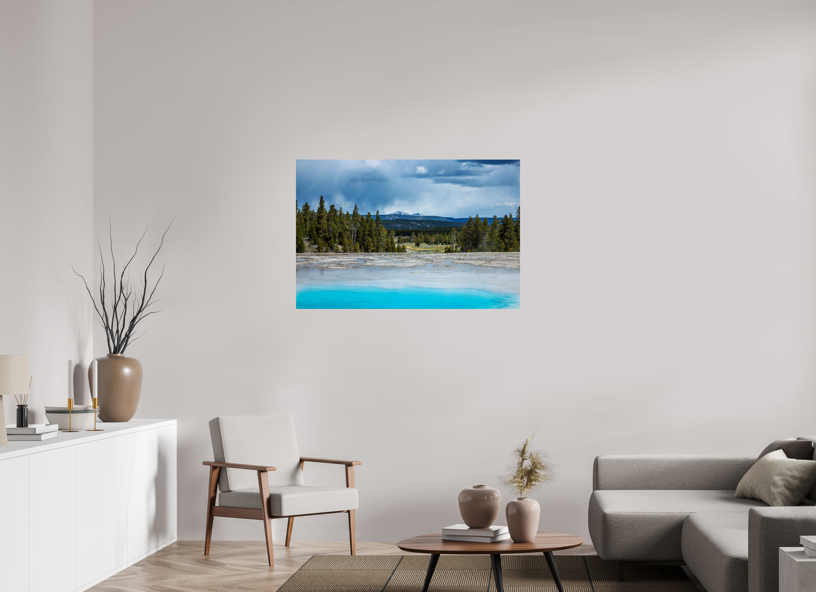 45 x 30″, METAL Yellowstone