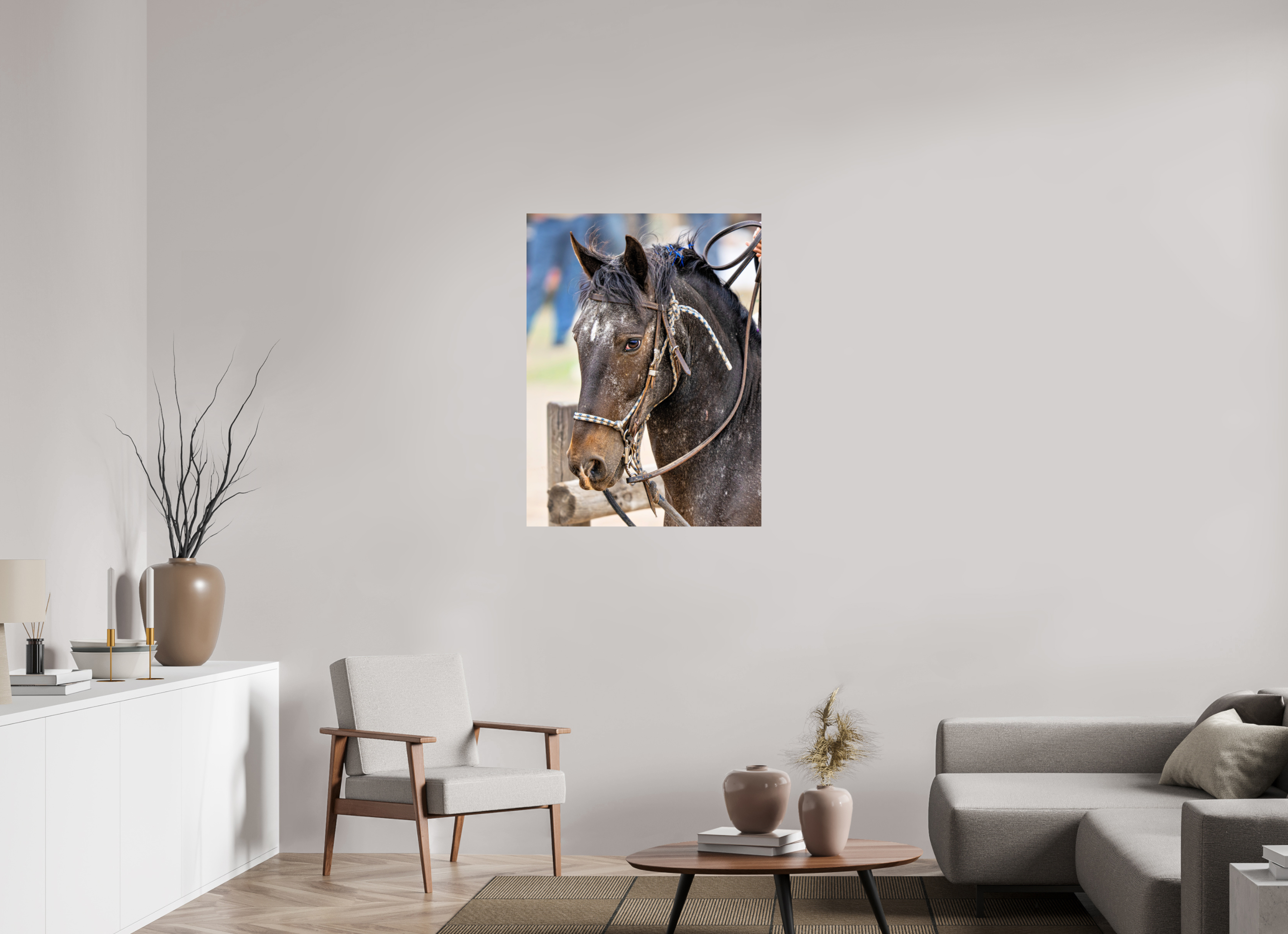 30 x 40″, PHOTO PAPER Pack Horse Portrait 1