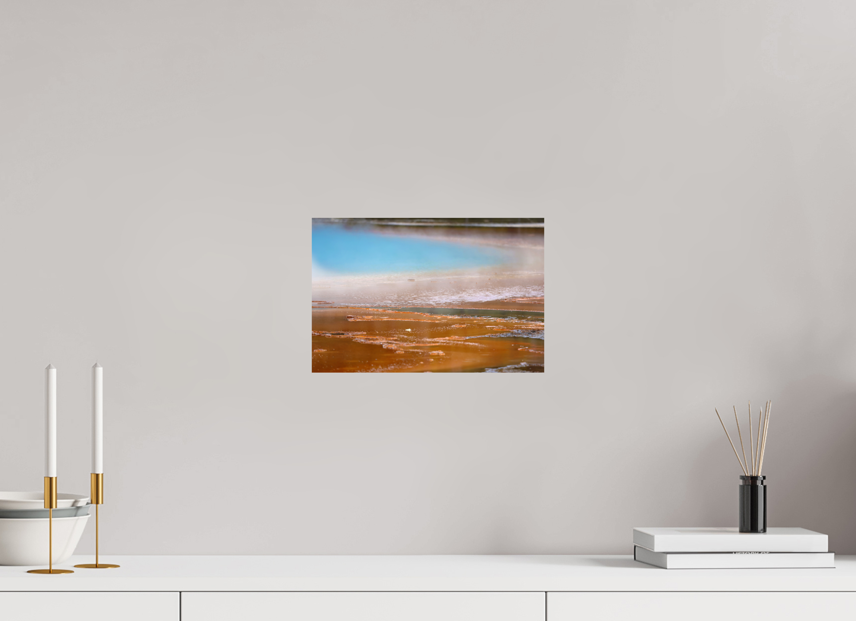 12 x 8″, METAL Yellowstone