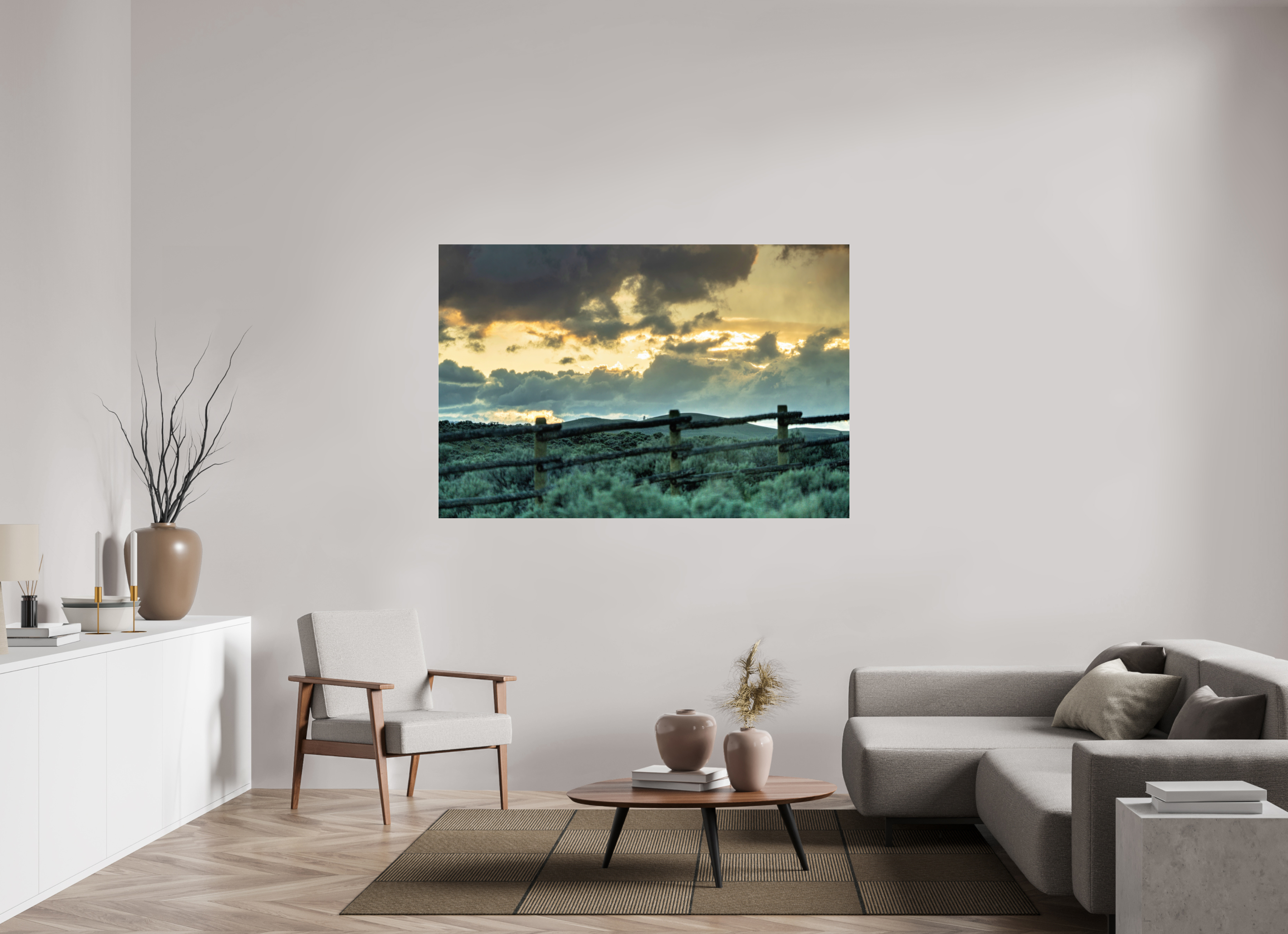 66 x 44″, ACRYLIC Wyoming